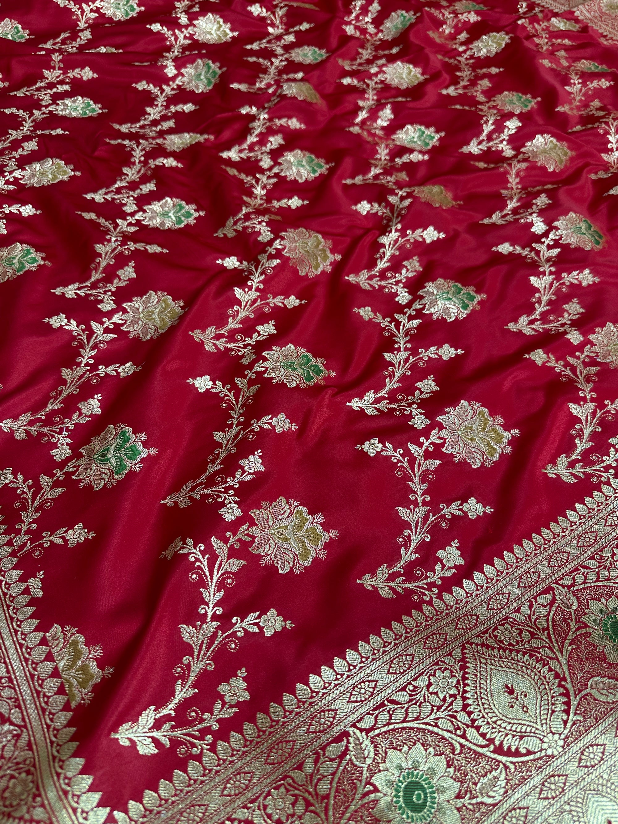 Premium Satin Silk Banarasi Saree