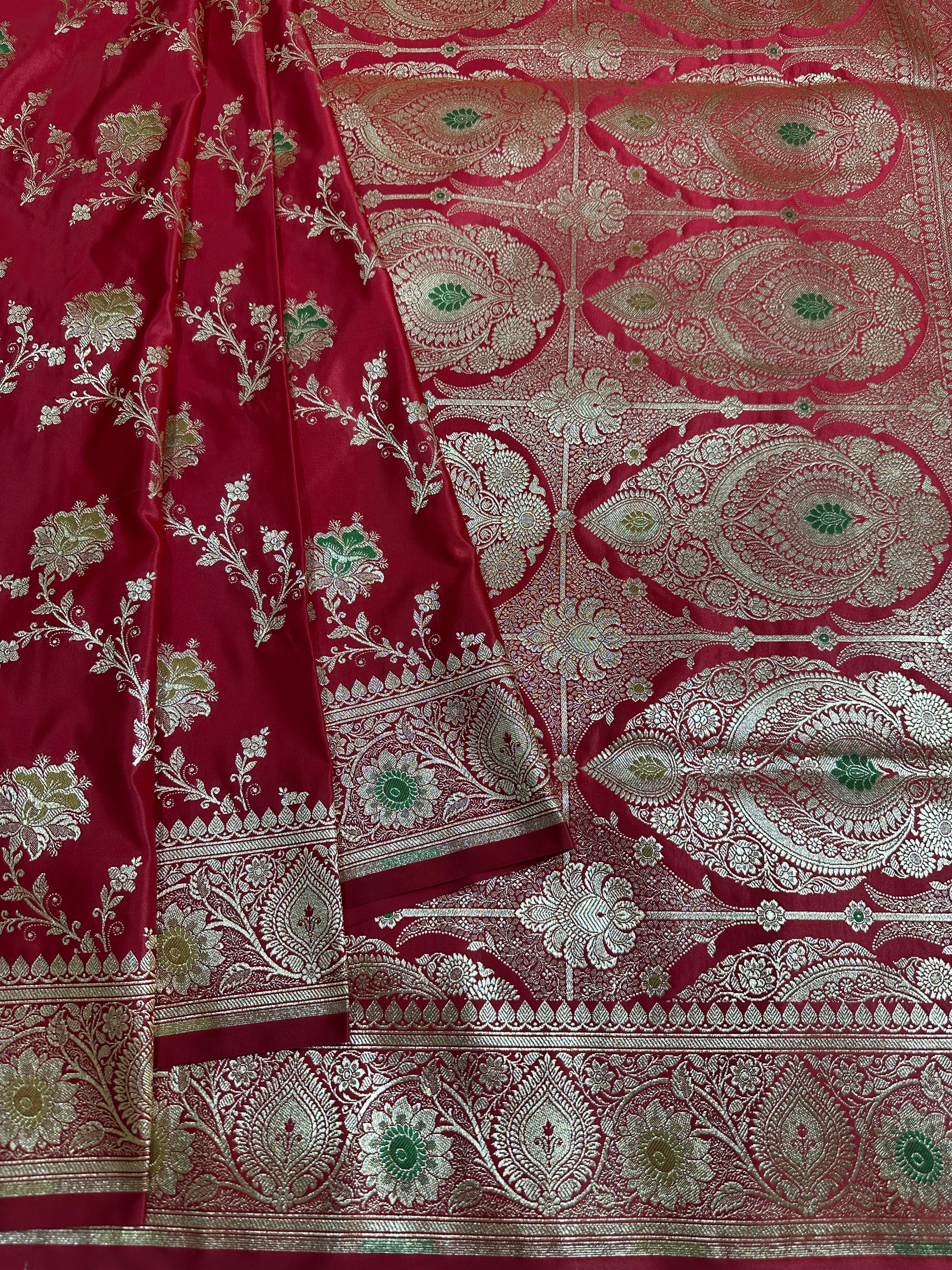 Premium Satin Silk Banarasi Saree