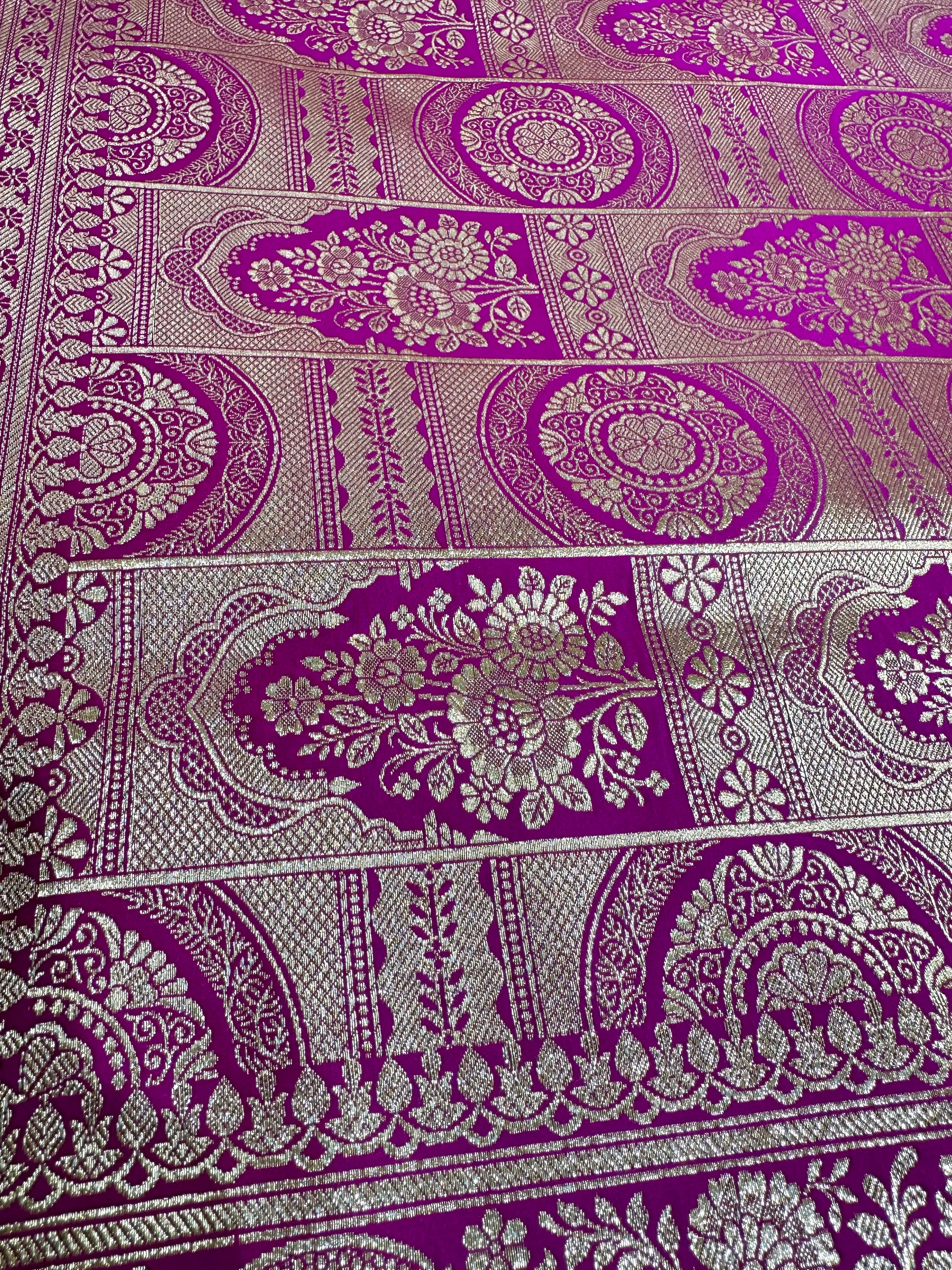 Premium Satin Silk Banarasi Saree