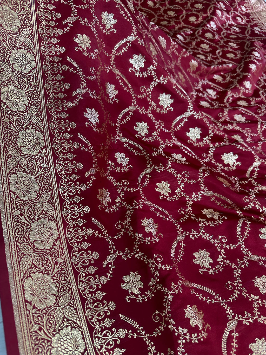 Premium Satin Silk Banarasi Saree
