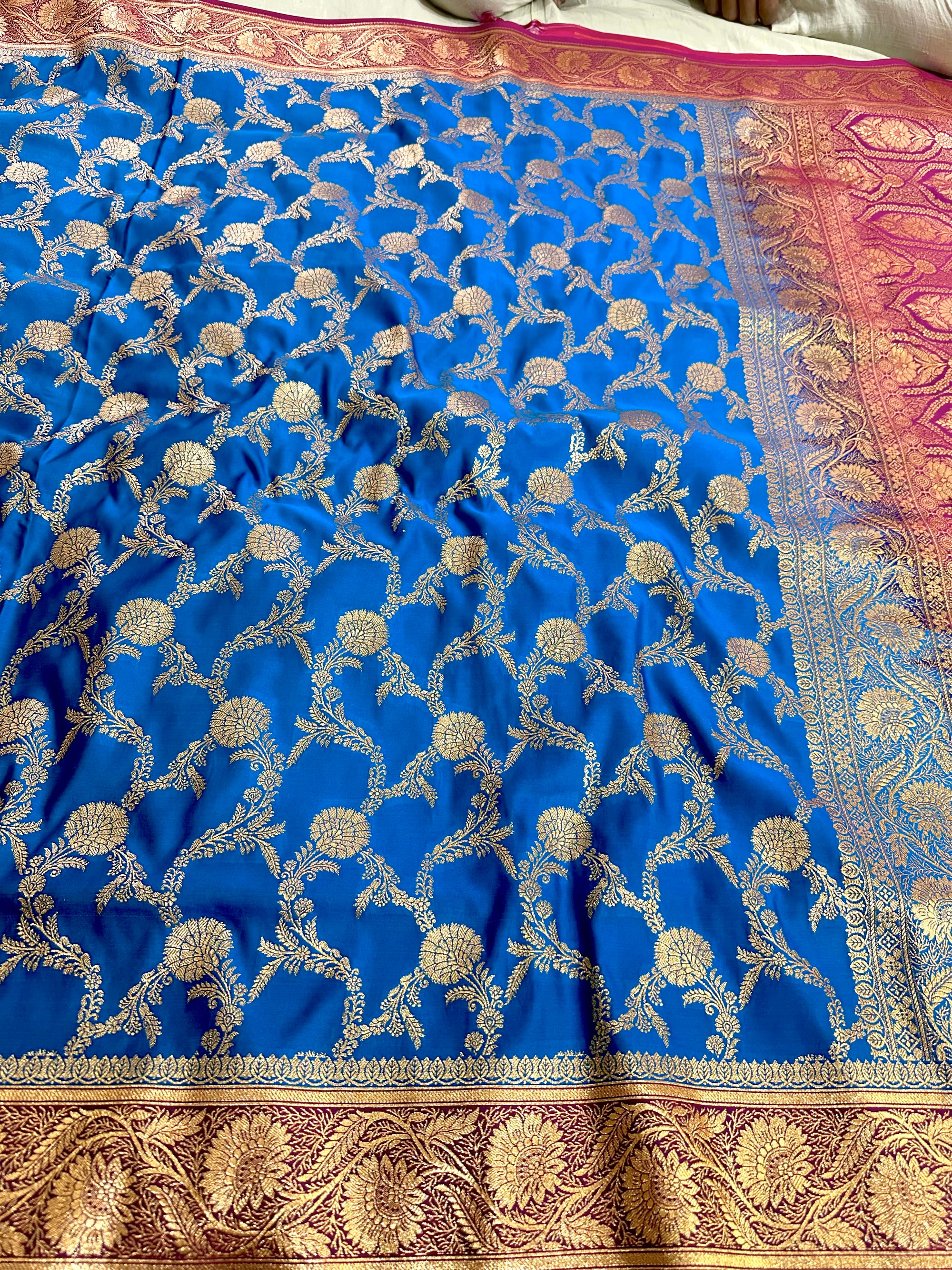 Premium Satin Silk Banarasi Saree