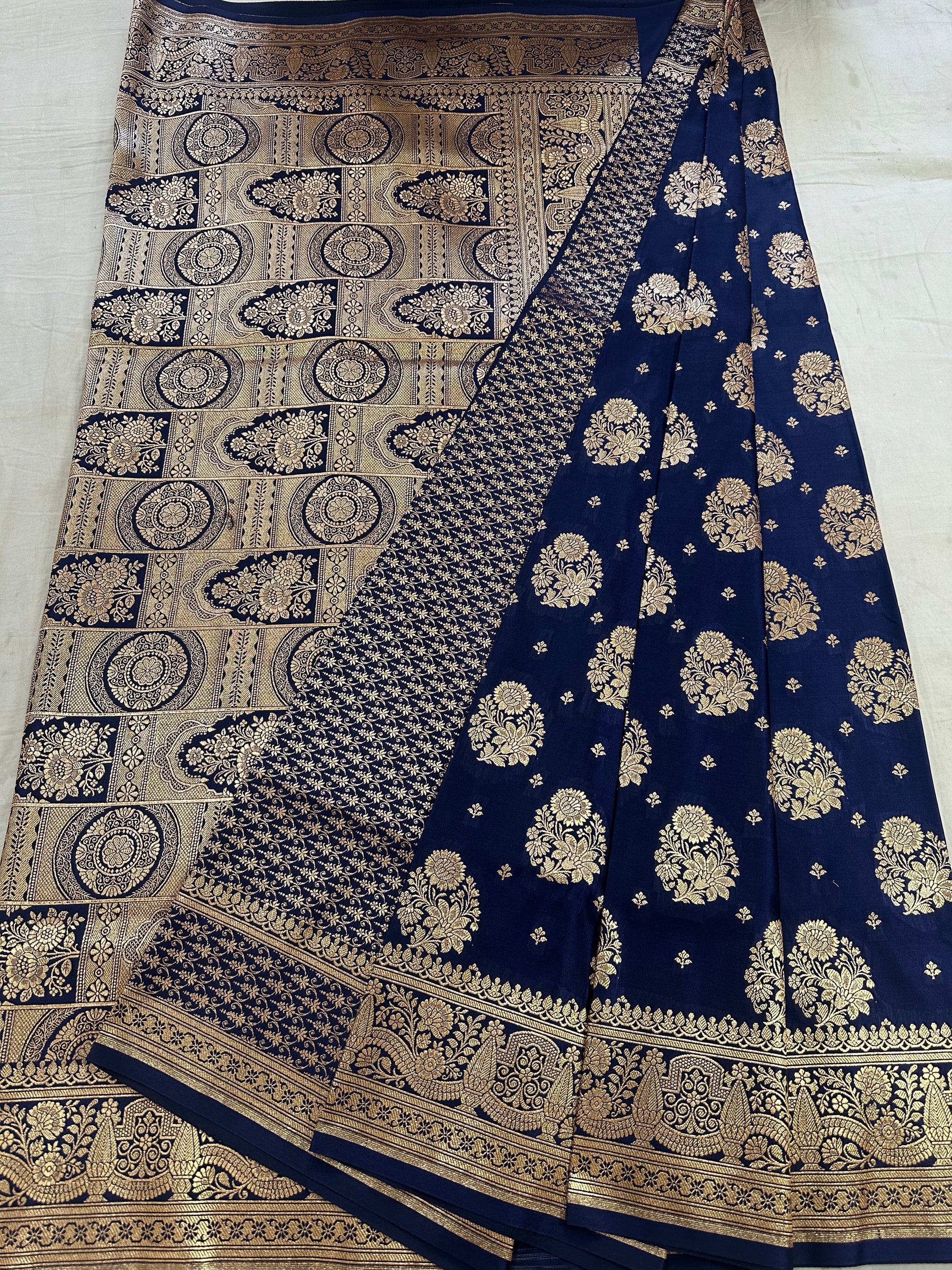 Premium Satin Silk Banarasi Saree