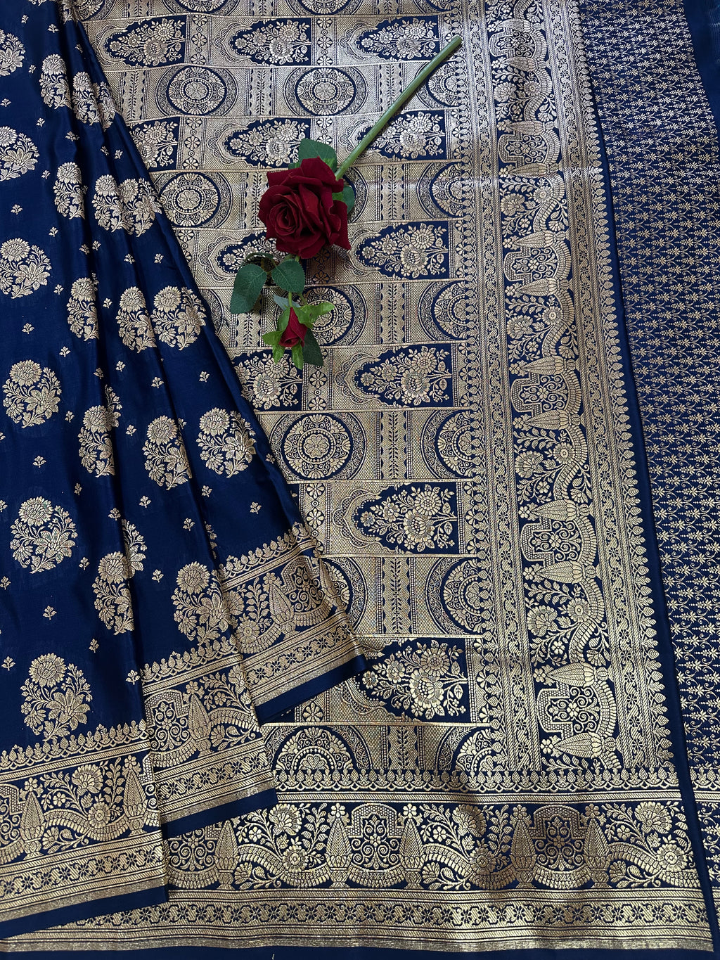 Premium Satin Silk Banarasi Saree