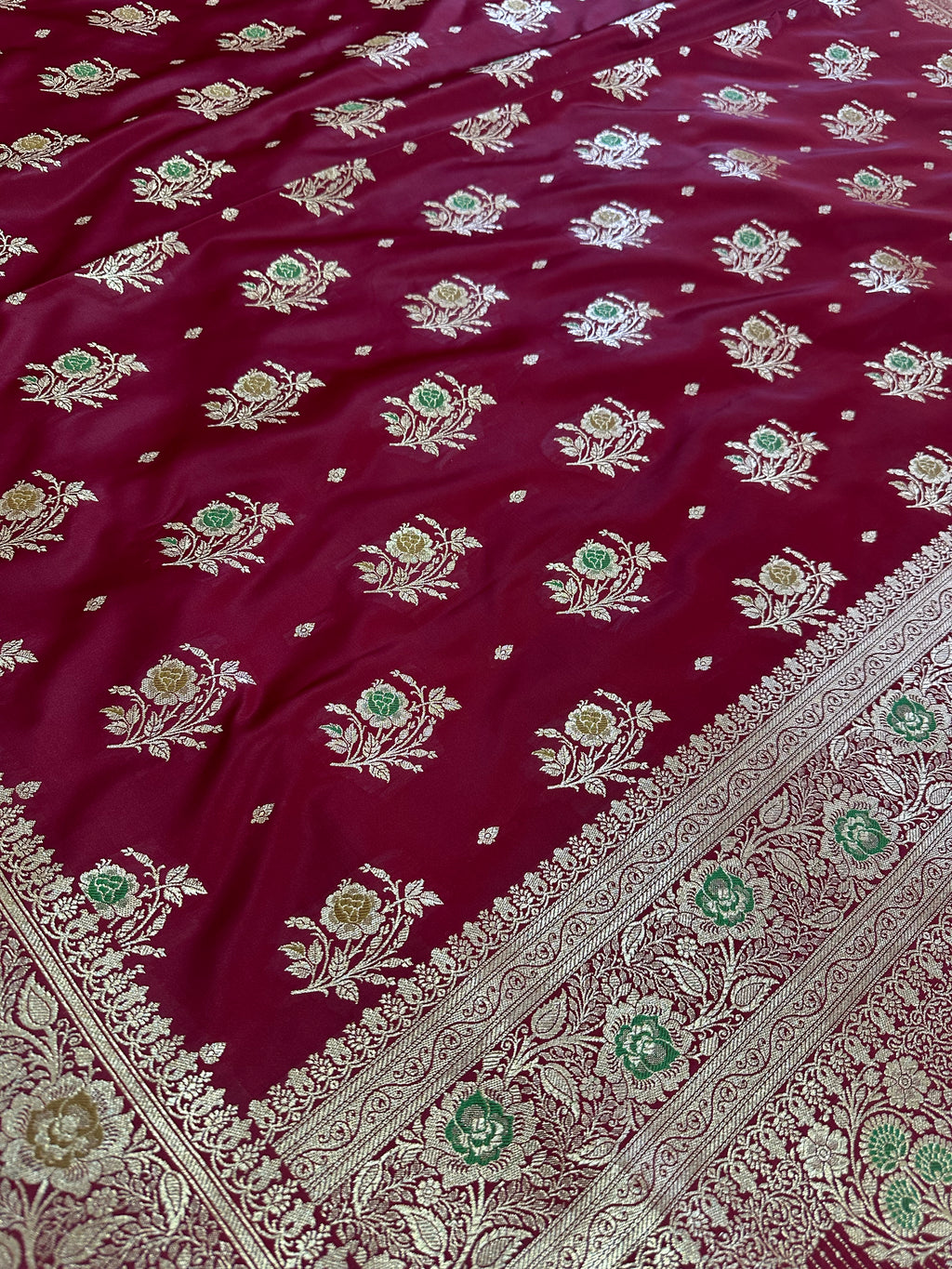 Premium Satin Silk Banarasi Saree