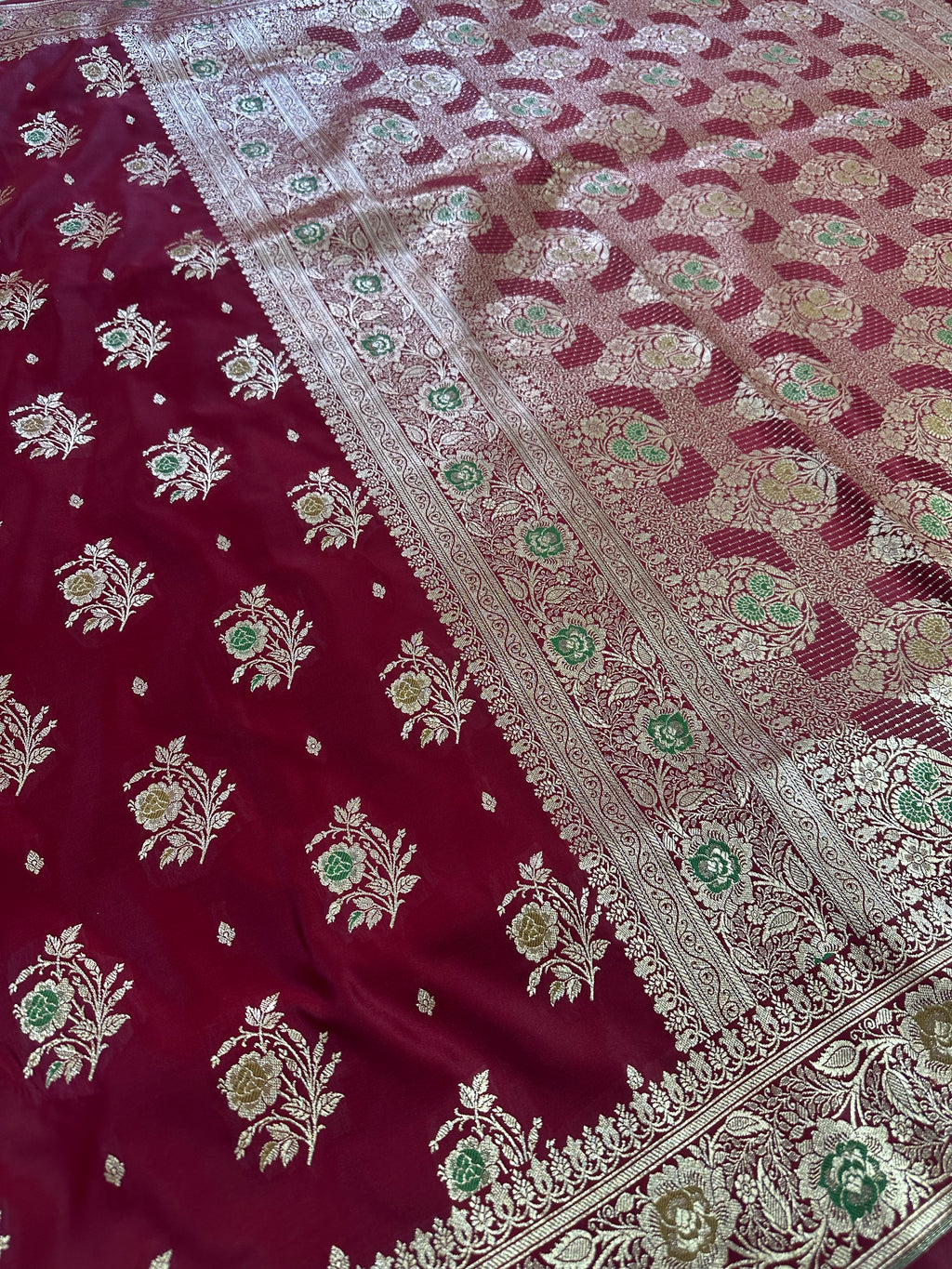Premium Satin Silk Banarasi Saree