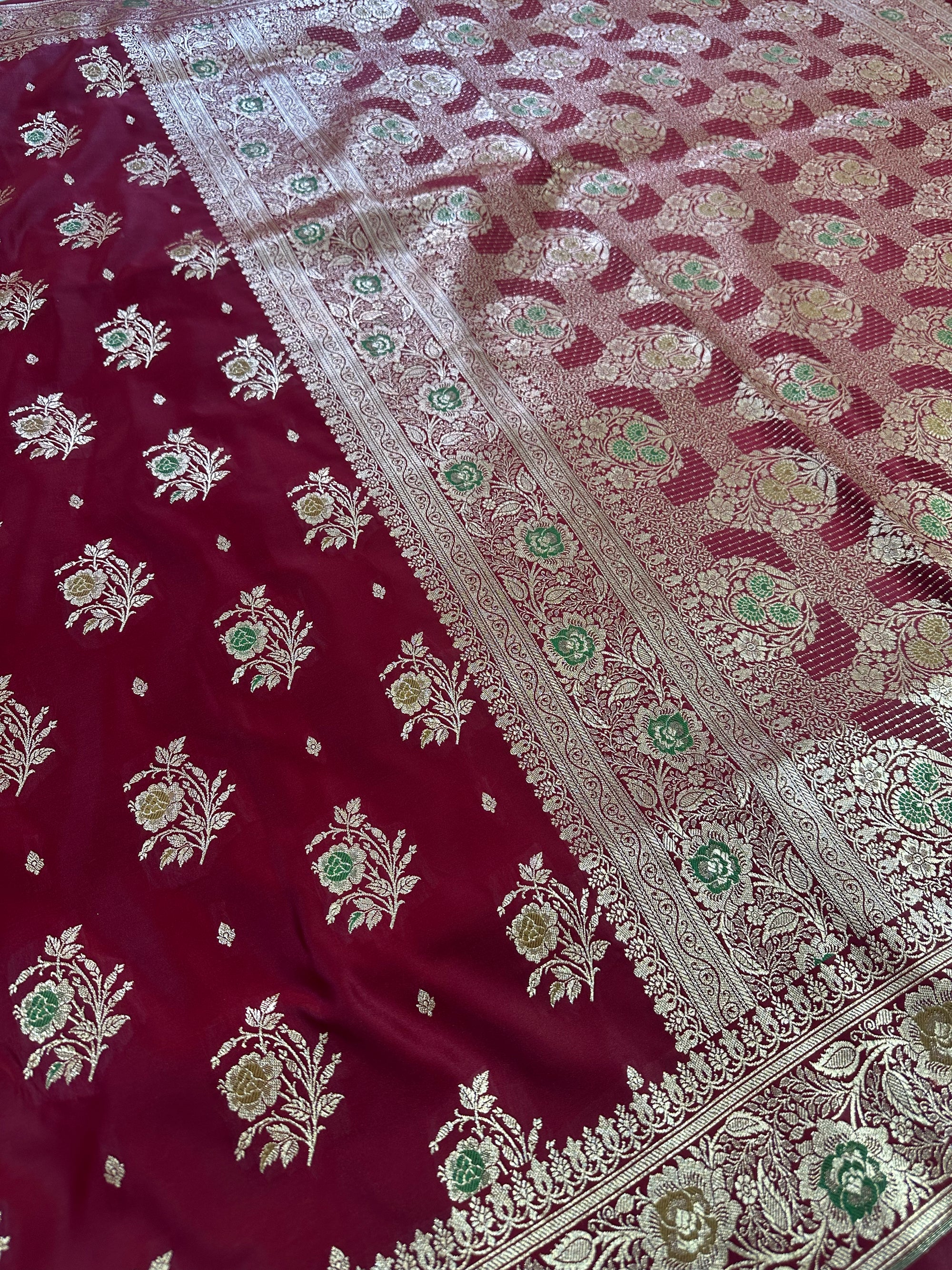 Premium Satin Silk Banarasi Saree