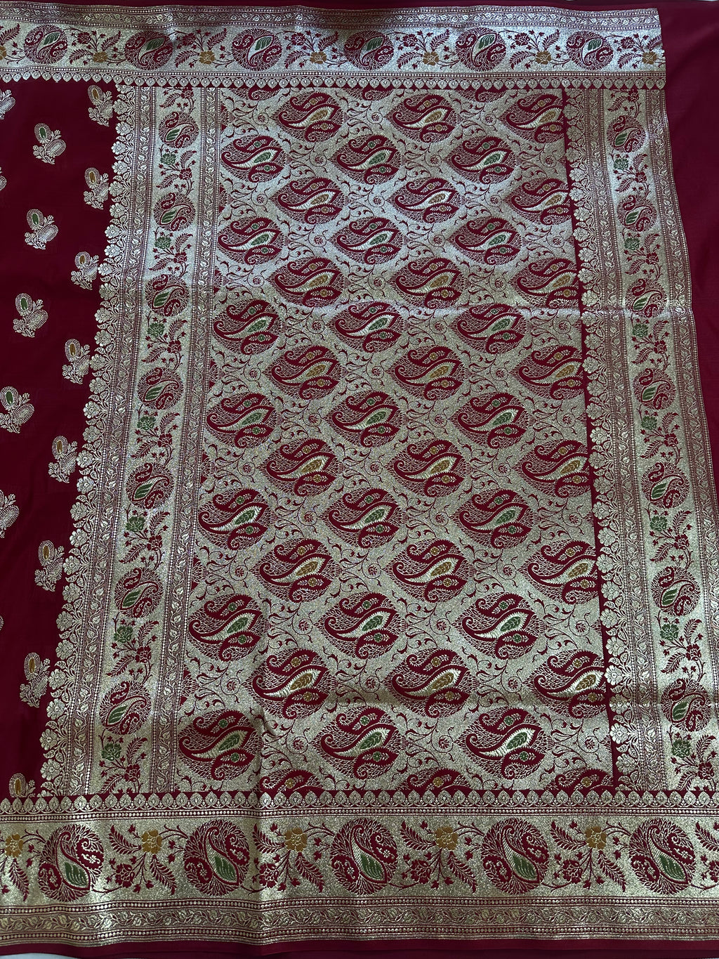 Premium Satin Silk Banarasi Saree