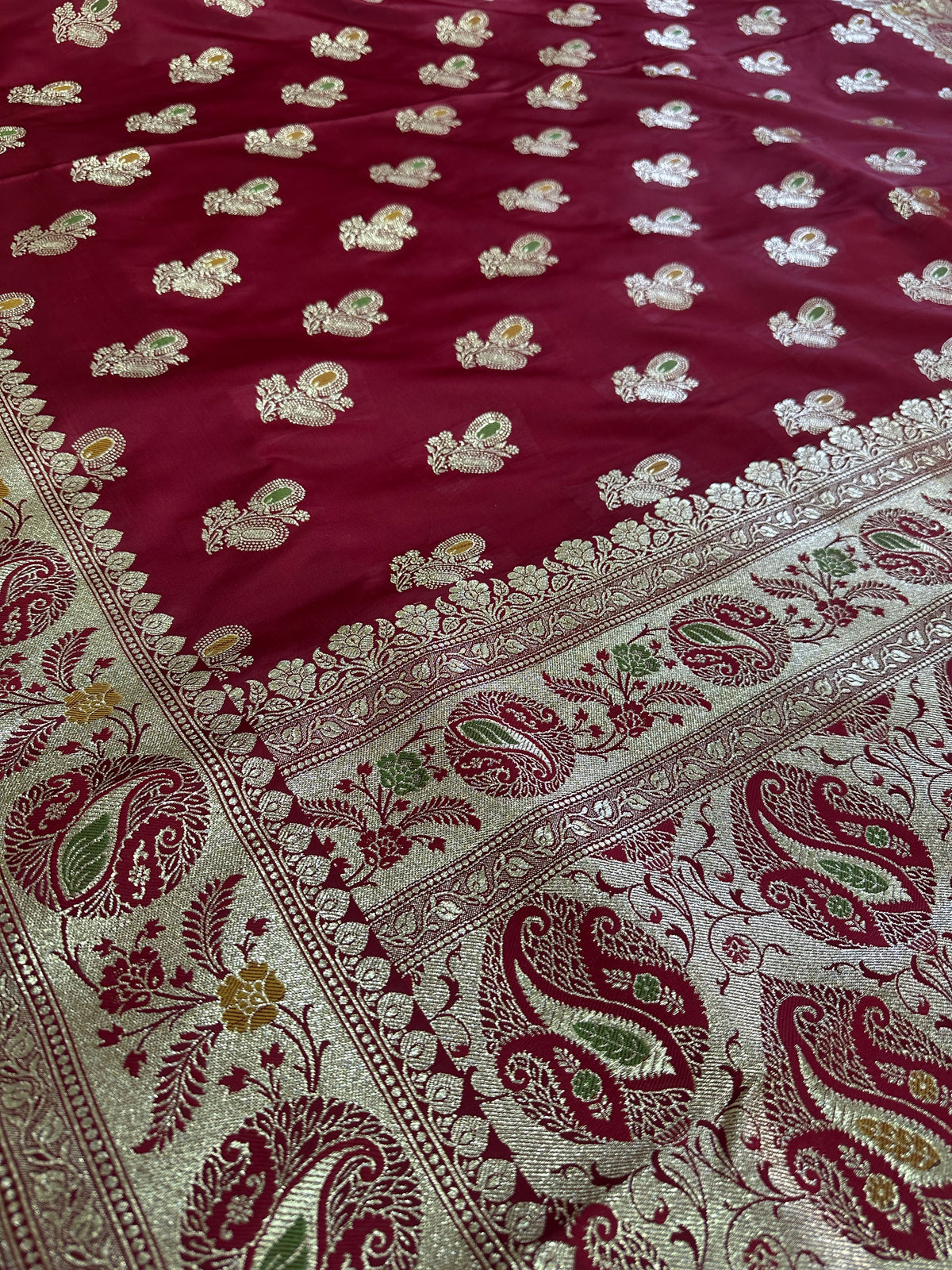 Premium Satin Silk Banarasi Saree