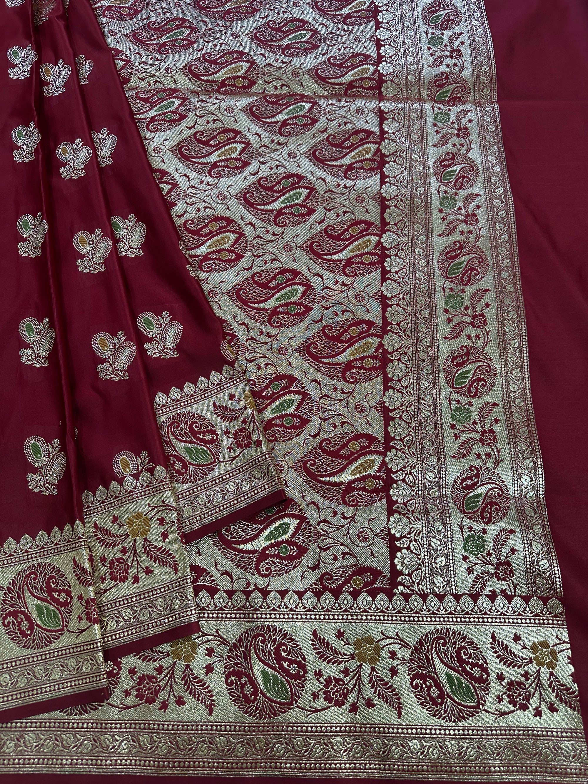 Premium Satin Silk Banarasi Saree