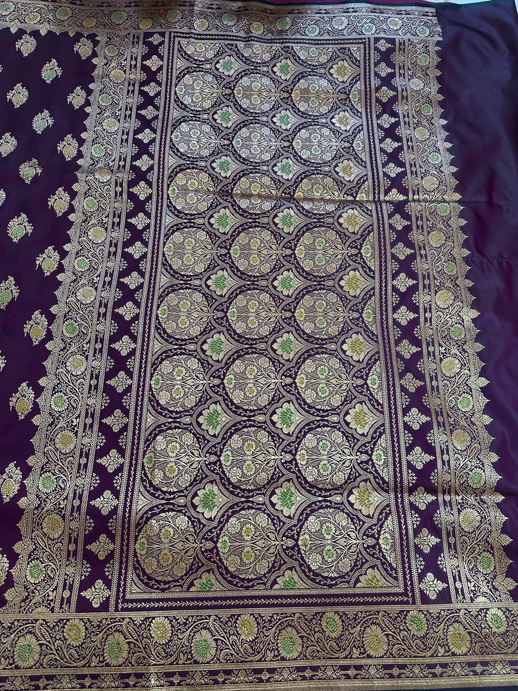 Premium Satin Silk Banarasi Saree