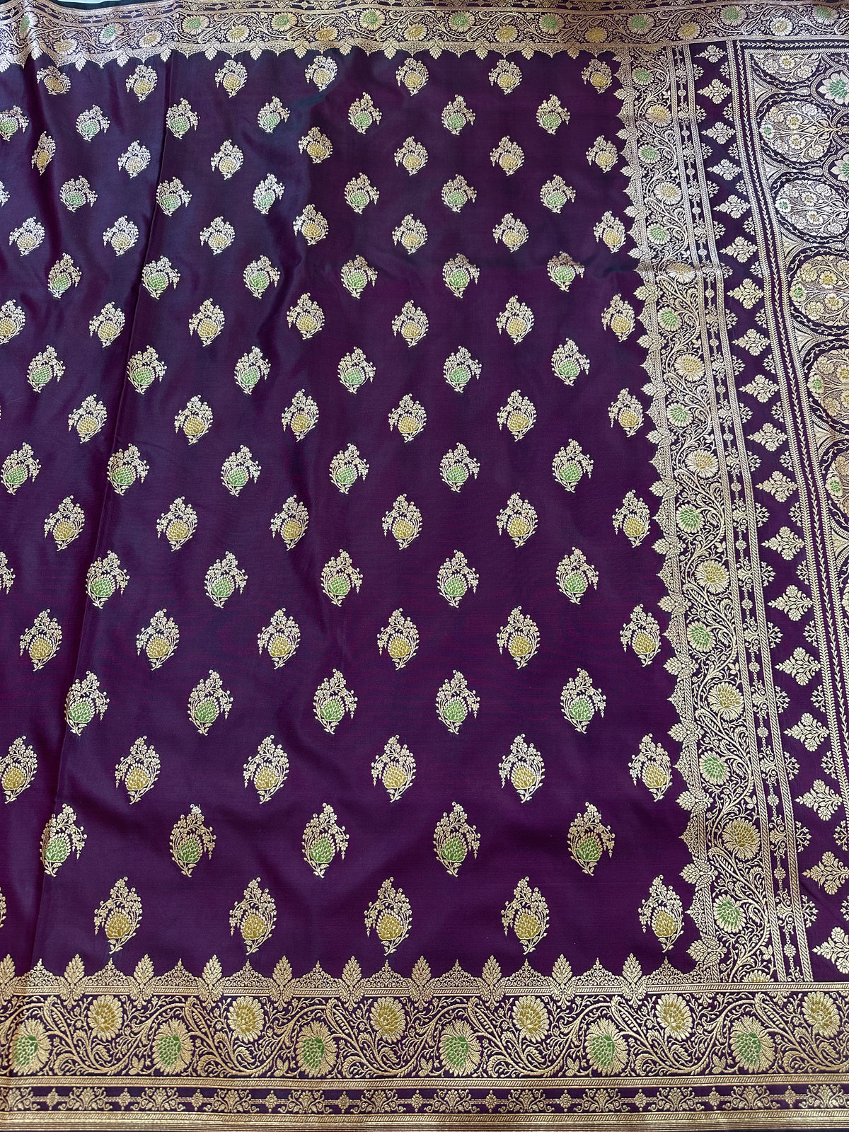 Premium Satin Silk Banarasi Saree