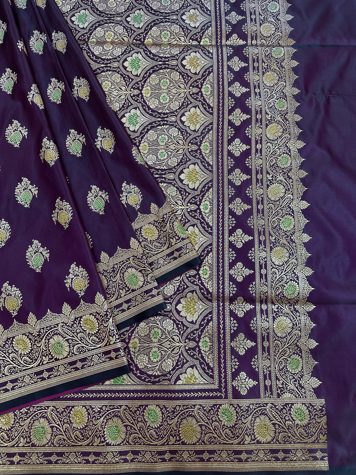 Premium Satin Silk Banarasi Saree