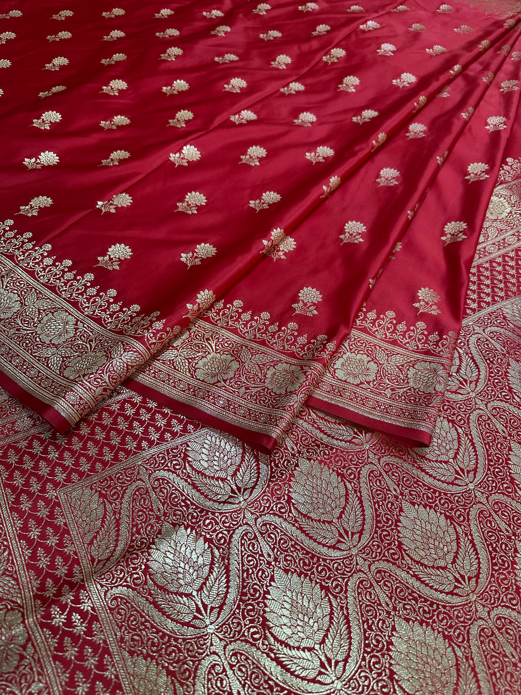 Premium Satin Silk Banarasi Saree