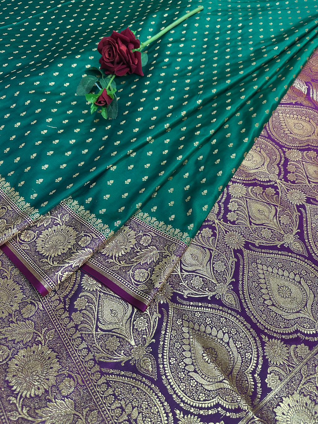 Premium Satin Silk Banarasi Saree