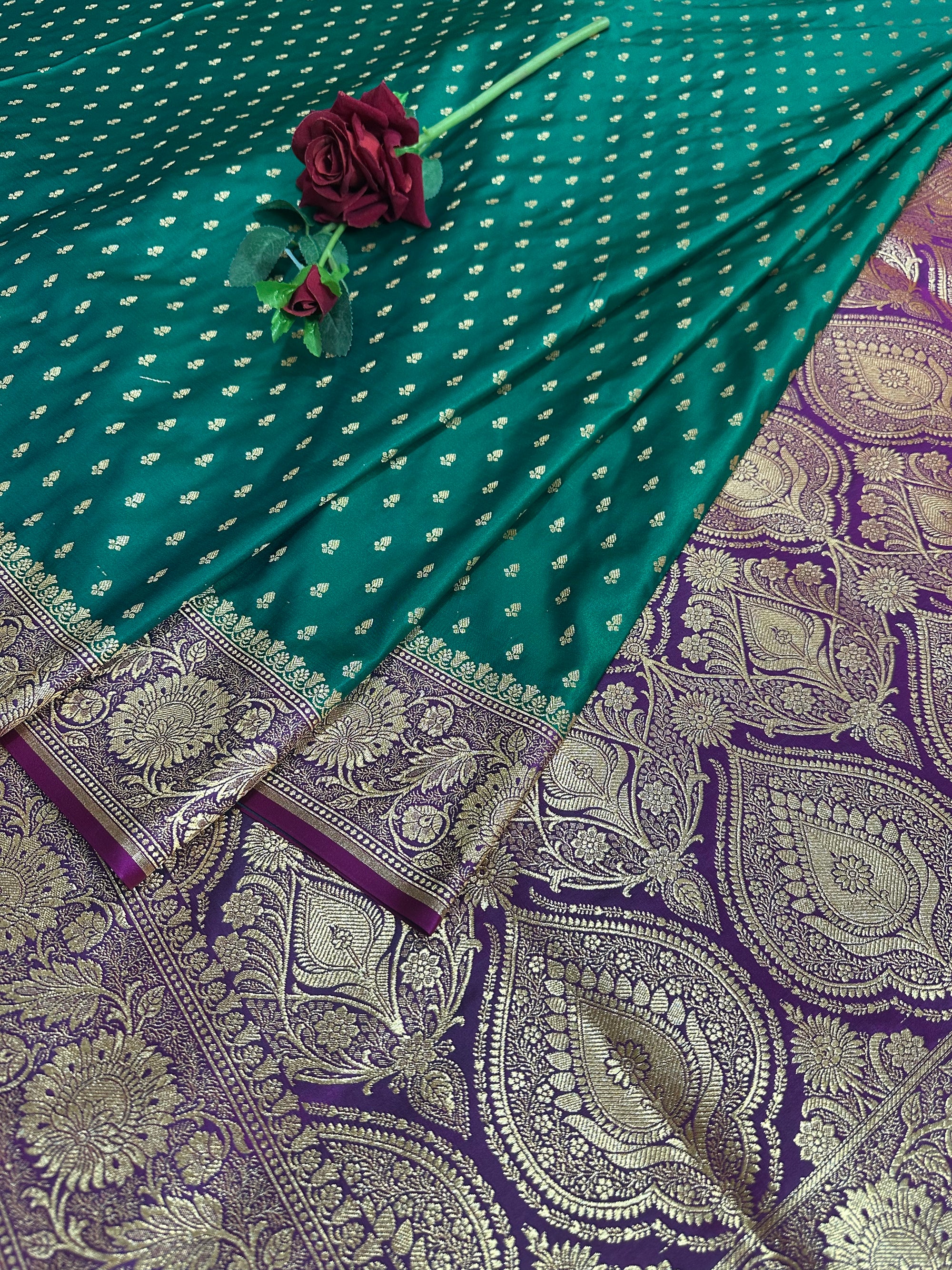 Premium Satin Silk Banarasi Saree