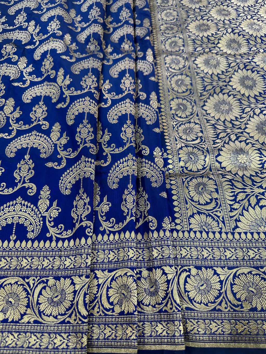 Pure Katan Silk Jaalwork Banarasi Saree