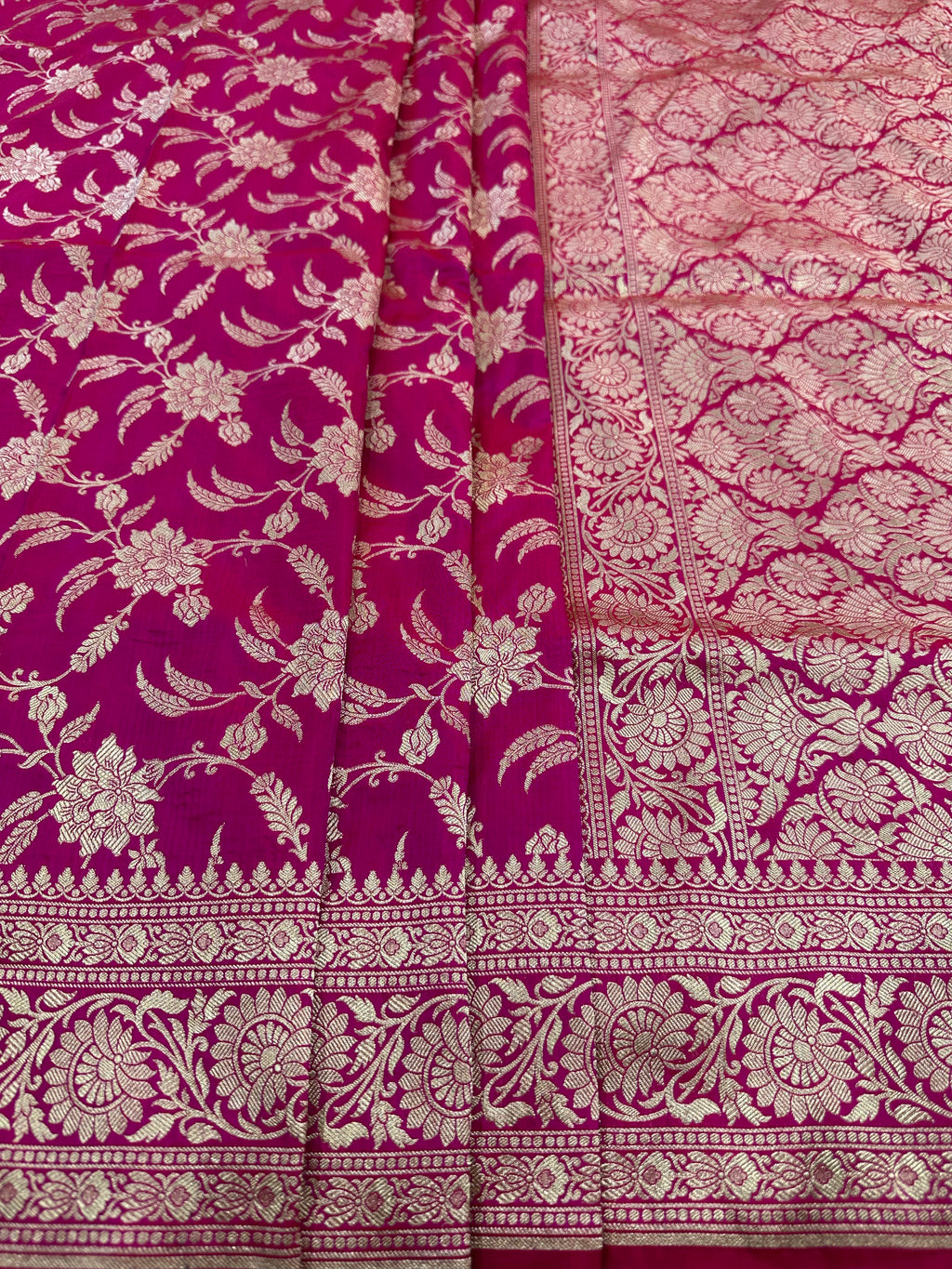 Pure Katan Silk Jaalwork Banarasi Saree