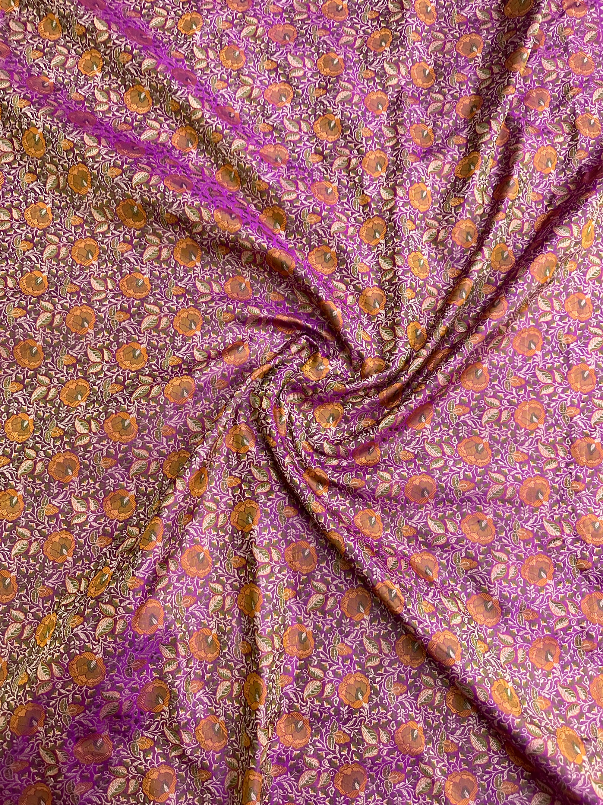 Pure Jamawar Tanchui Silk Handloom Saree – No Zari, Ultra Soft & Royal Weave | Banarasi Elegance