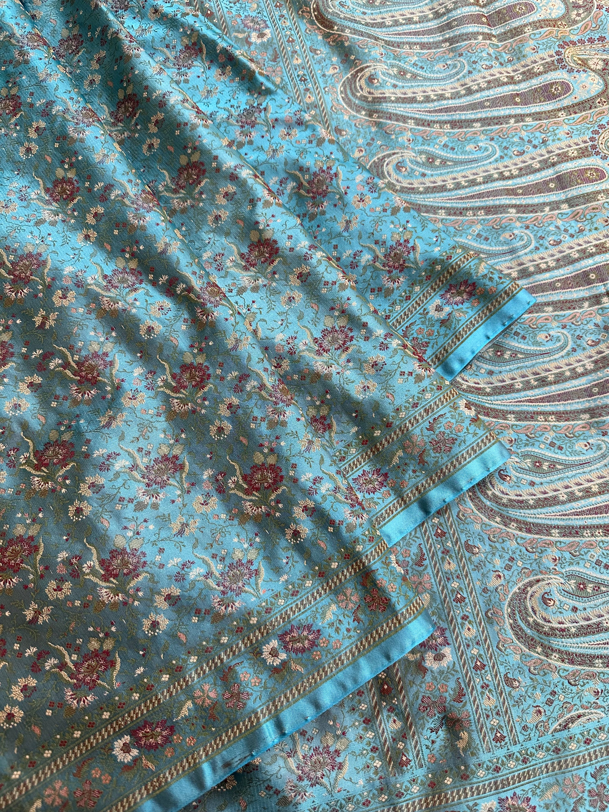 Pure Jamawar Tanchui Silk Handloom Saree – No Zari, Ultra Soft & Royal Weave | Banarasi Elegance