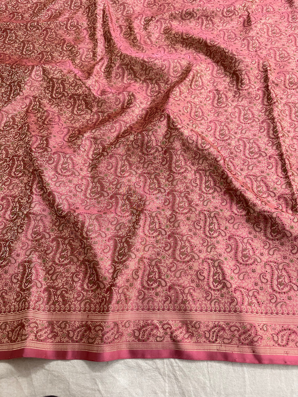 Pure Jamawar Tanchui Silk Handloom Saree – No Zari, Ultra Soft & Royal Weave | Banarasi Elegance