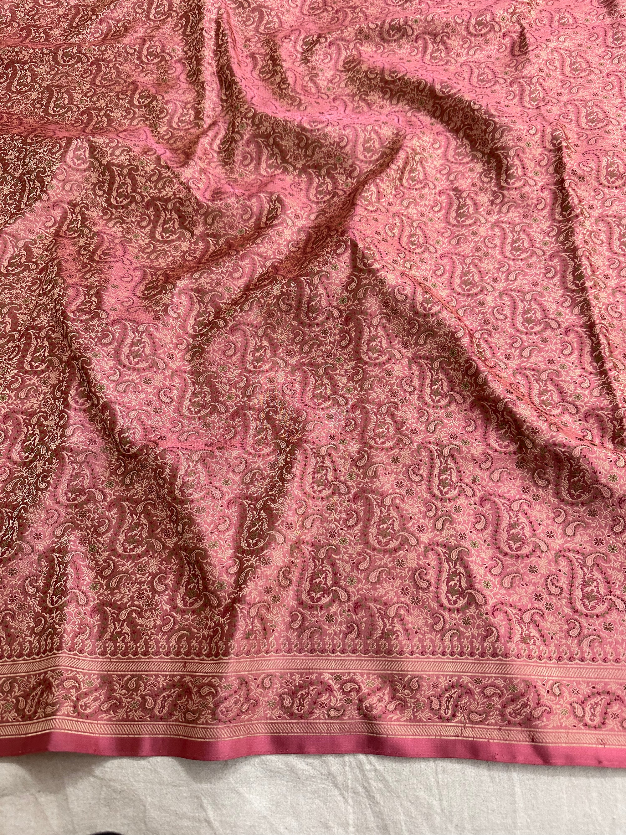 Pure Jamawar Tanchui Silk Handloom Saree – No Zari, Ultra Soft & Royal Weave | Banarasi Elegance