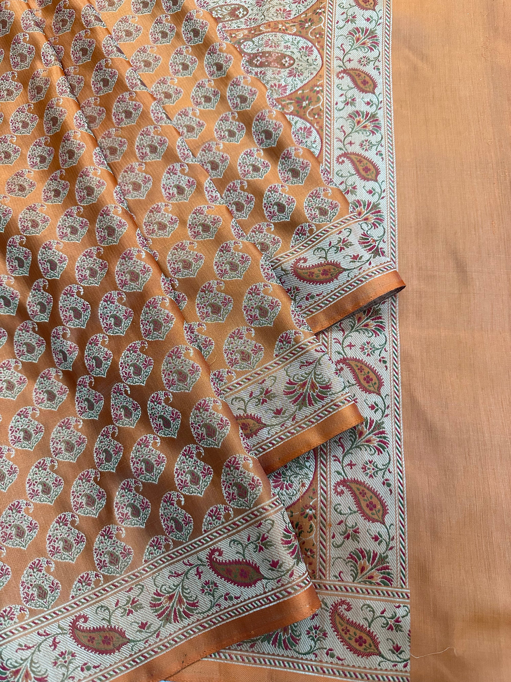 Pure Jamawar Tanchui Silk Handloom Saree – No Zari, Ultra Soft & Royal Weave | Banarasi Elegance