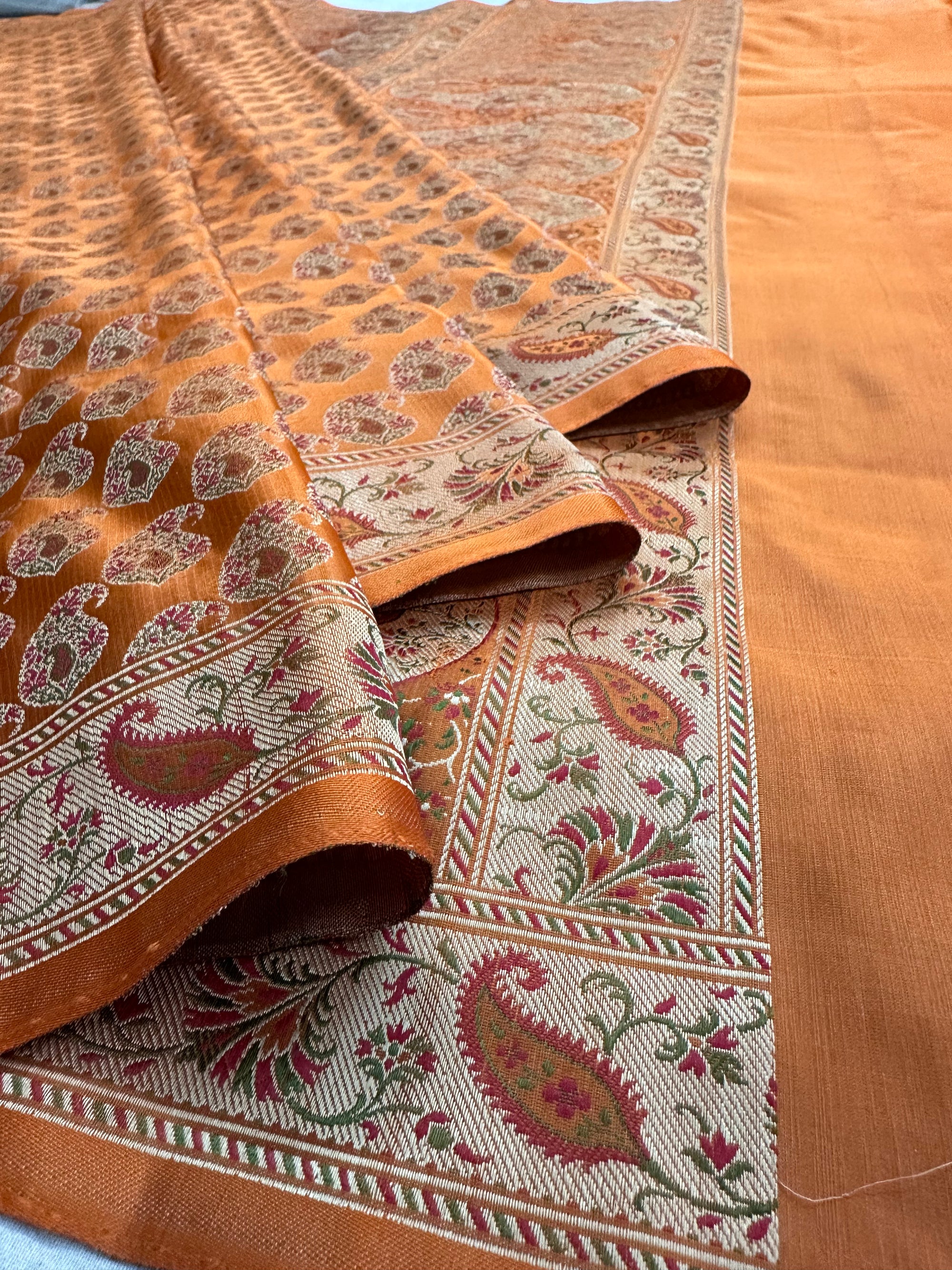 Pure Jamawar Tanchui Silk Handloom Saree – No Zari, Ultra Soft & Royal Weave | Banarasi Elegance