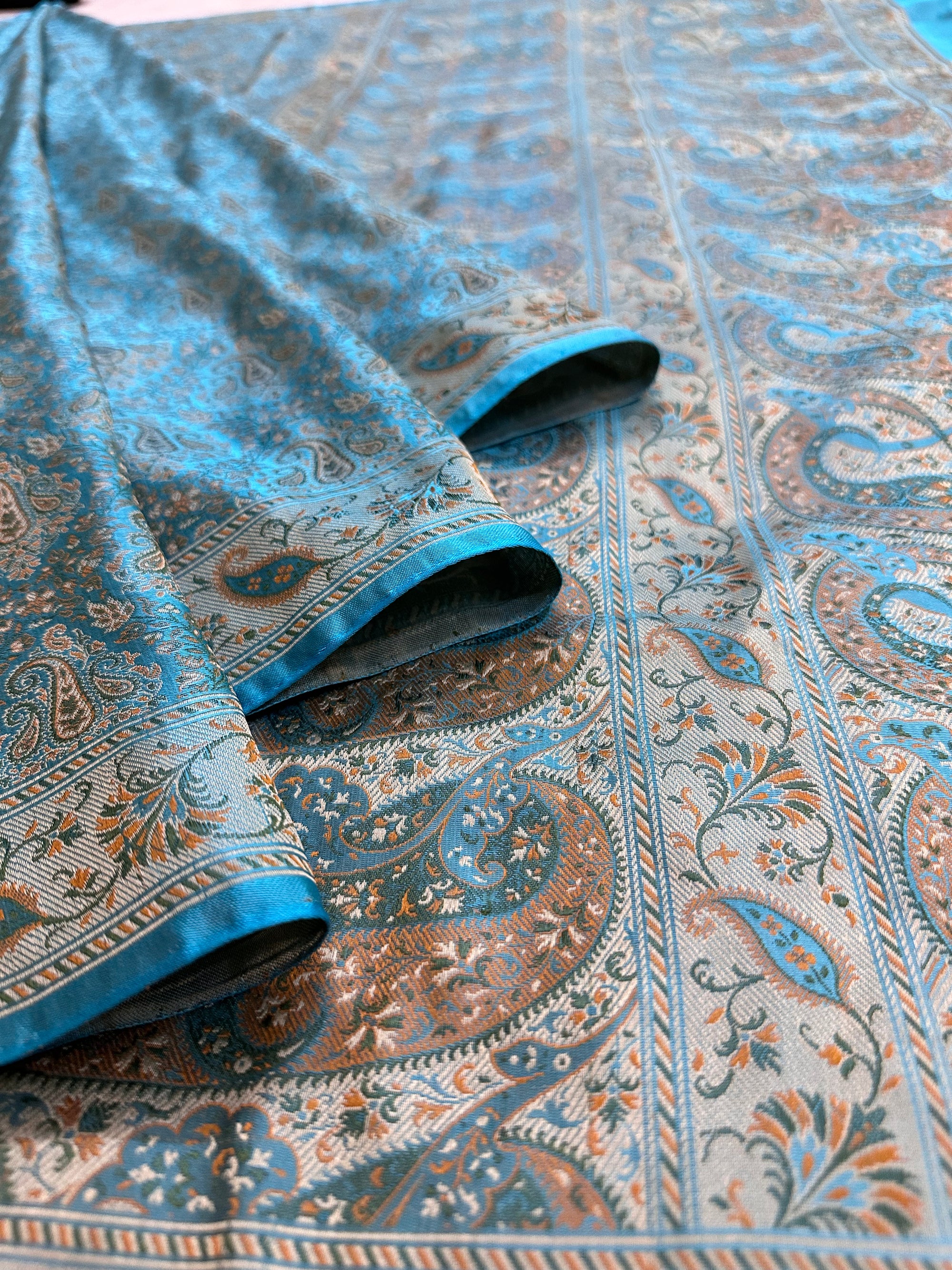 Pure Jamawar Tanchui Silk Handloom Saree – No Zari, Ultra Soft & Royal Weave | Banarasi Elegance