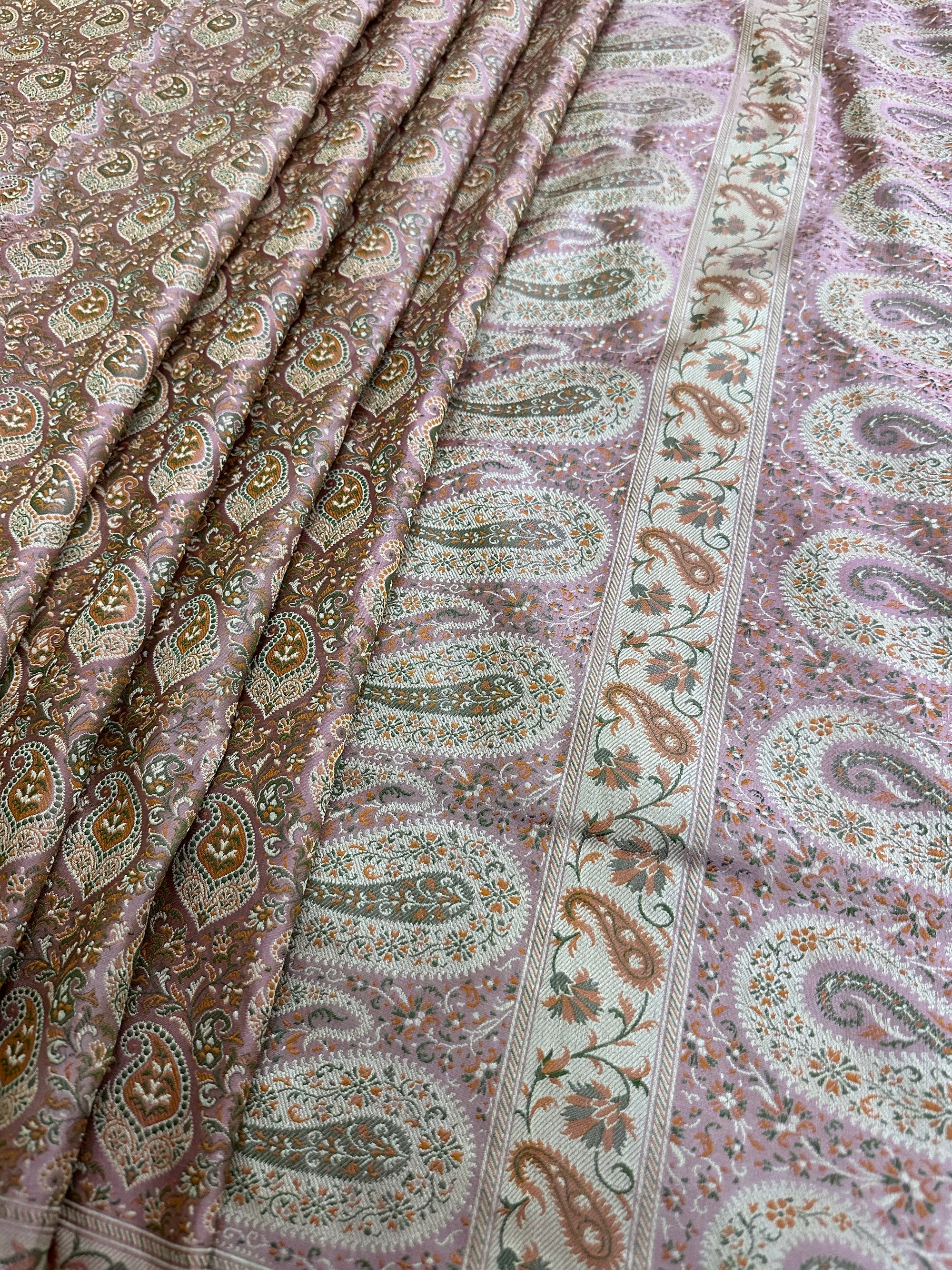 Pure Jamawar Tanchui Silk Handloom Saree – No Zari, Ultra Soft & Royal Weave | Banarasi Elegance
