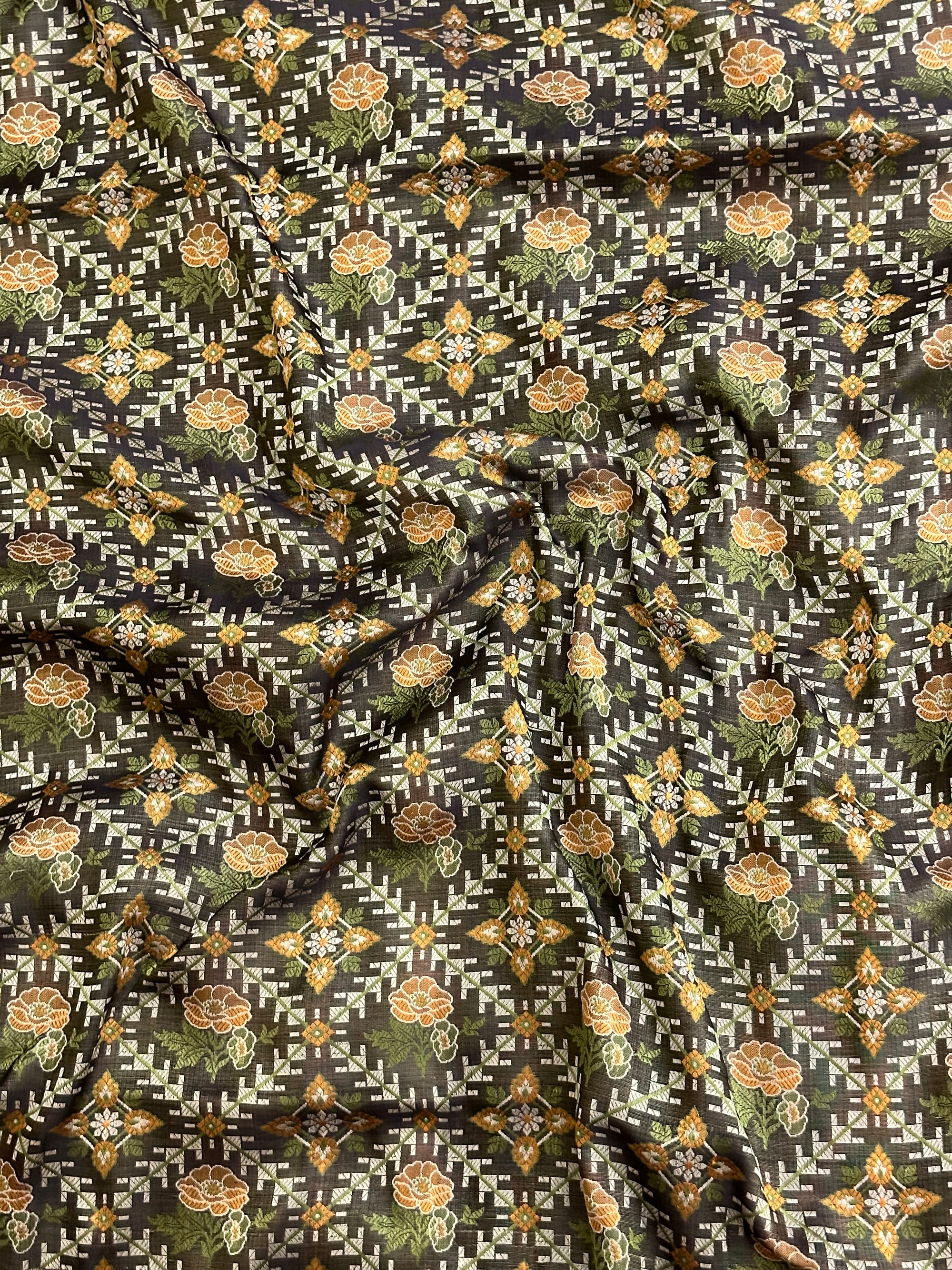 Pure Jamawar Tanchui Silk Handloom Saree – No Zari, Ultra Soft & Royal Weave | Banarasi Elegance