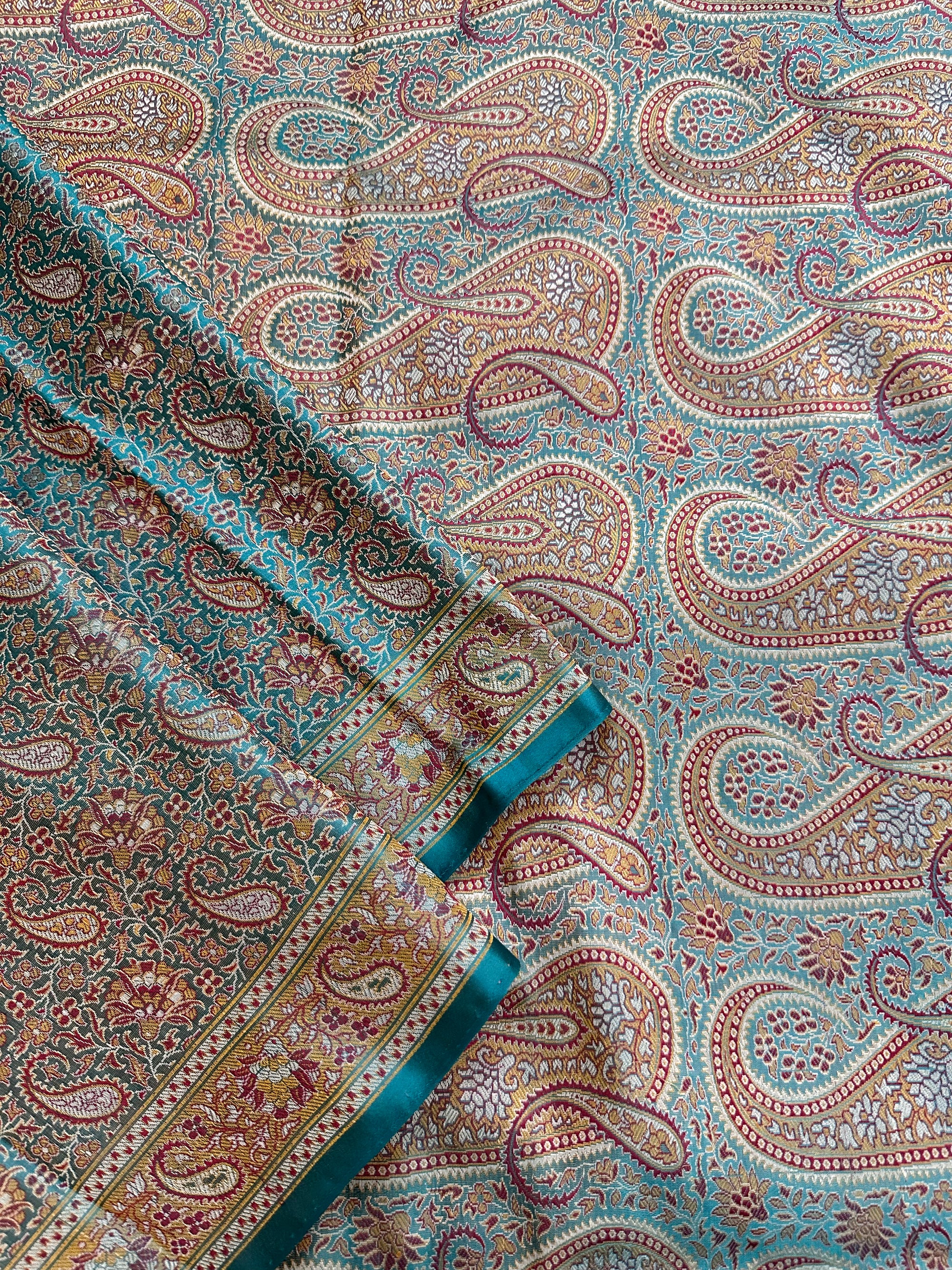Pure Jamawar Tanchui Silk Handloom Saree – No Zari, Ultra Soft & Royal Weave | Banarasi Elegance