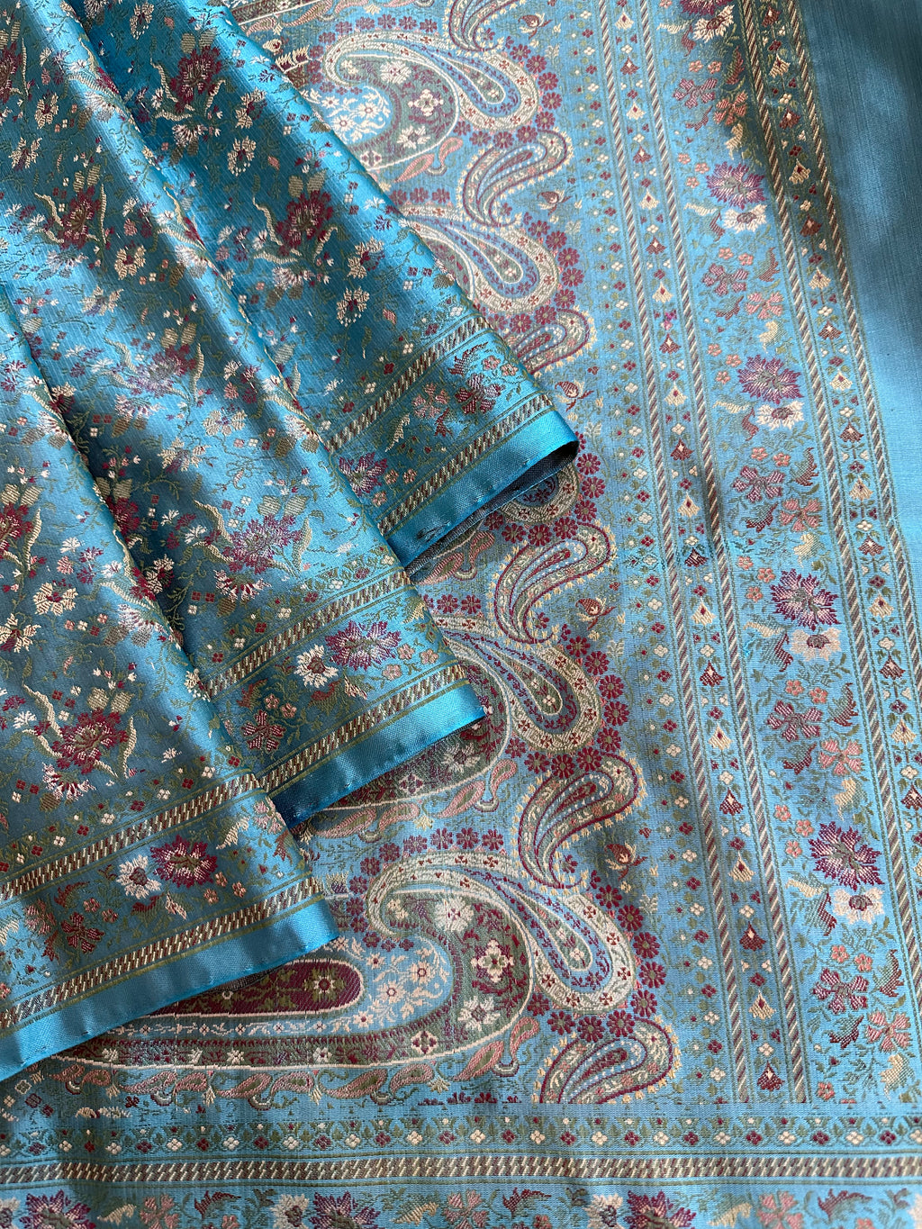 Pure Jamawar Tanchui Silk Handloom Saree – No Zari, Ultra Soft & Royal Weave | Banarasi Elegance