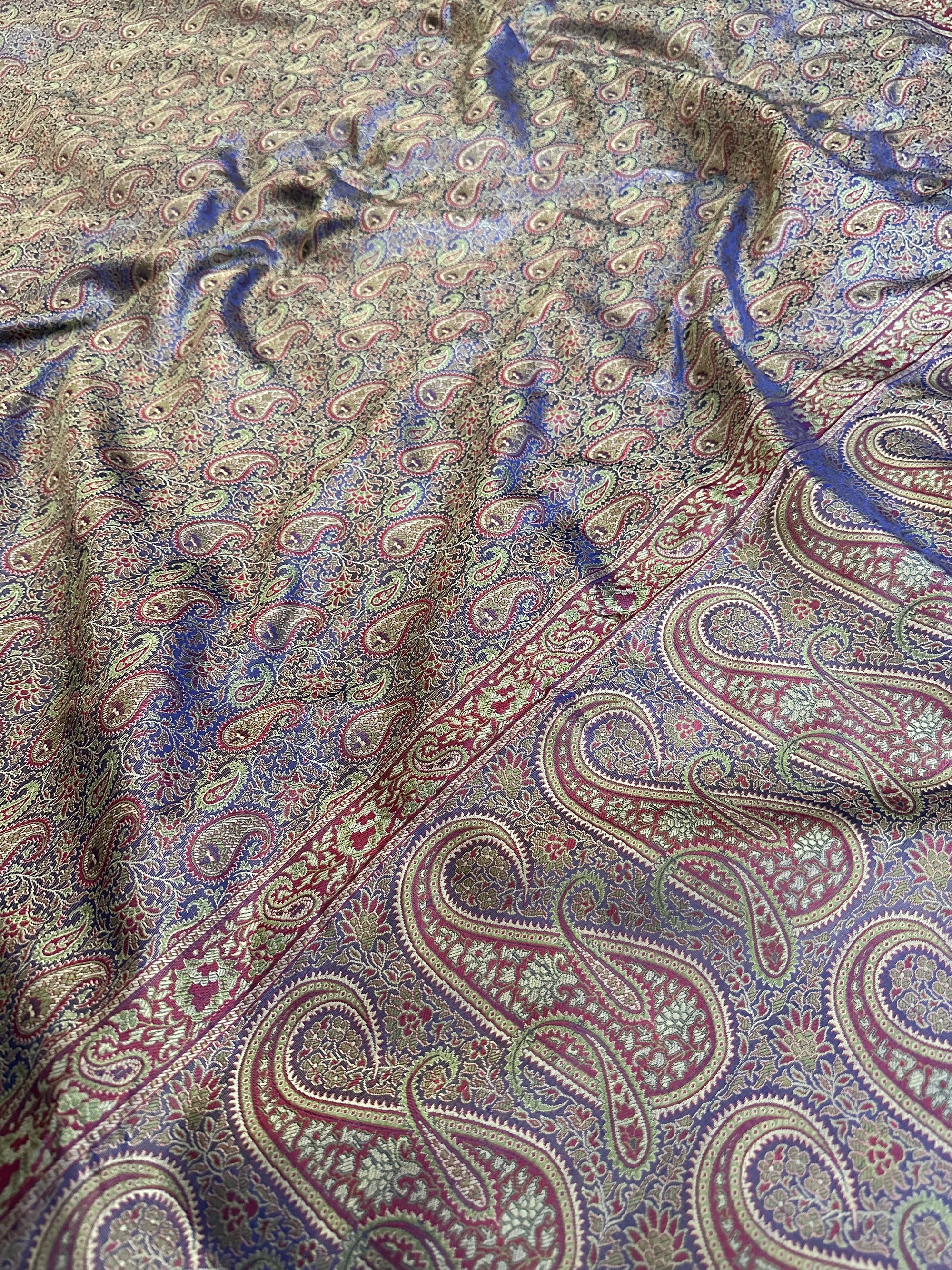 Pure Jamawar Tanchui Silk Handloom Saree – No Zari, Ultra Soft & Royal Weave | Banarasi Elegance