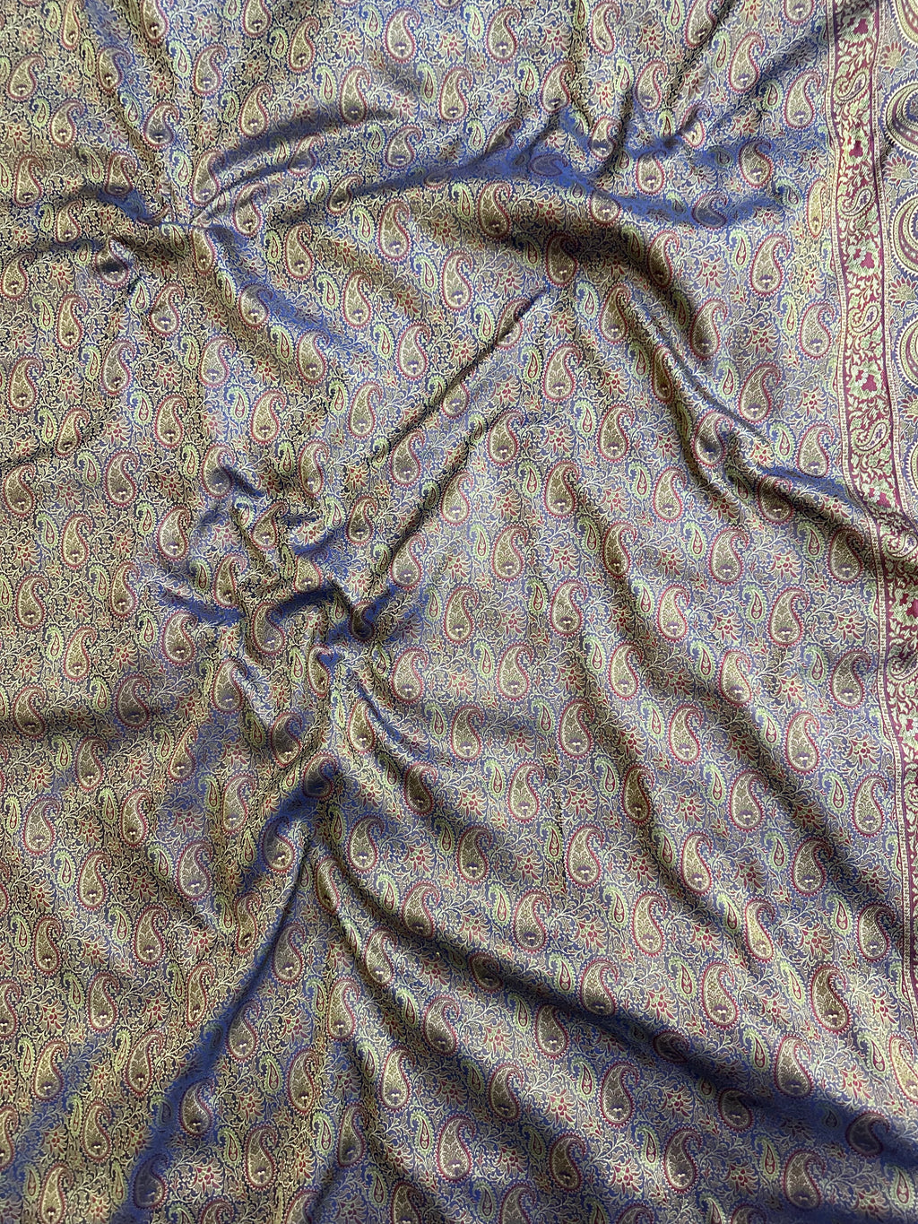 Pure Jamawar Tanchui Silk Handloom Saree – No Zari, Ultra Soft & Royal Weave | Banarasi Elegance