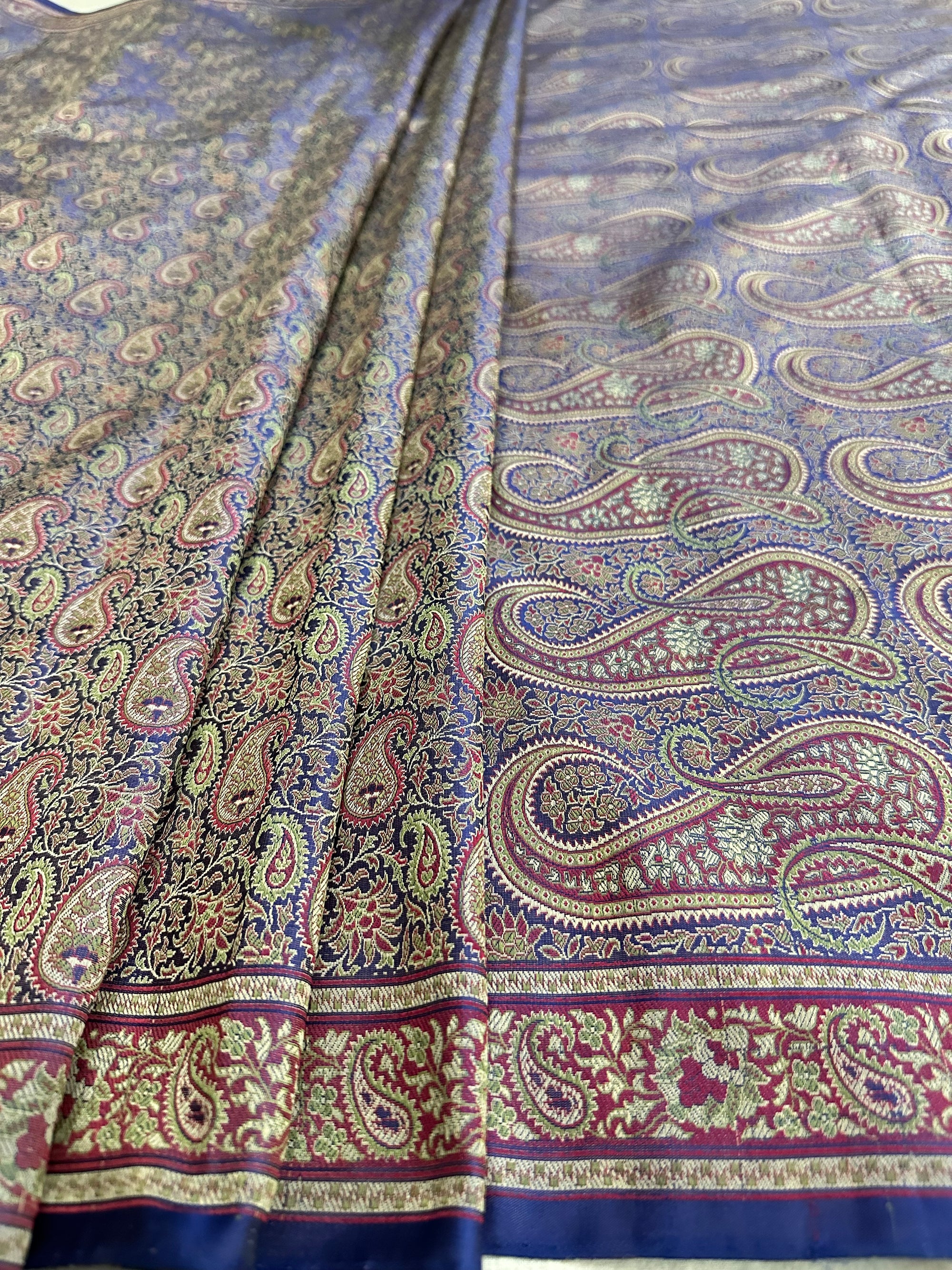 Pure Jamawar Tanchui Silk Handloom Saree – No Zari, Ultra Soft & Royal Weave | Banarasi Elegance
