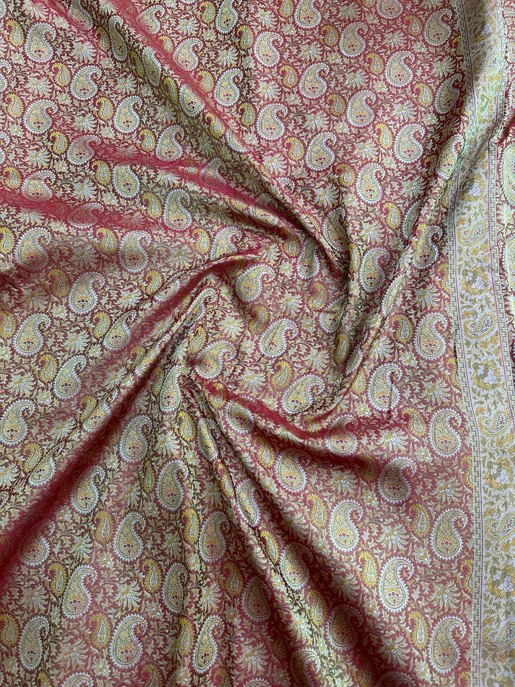 Pure Jamawar Tanchui Silk Handloom Saree – No Zari, Ultra Soft & Royal Weave | Banarasi Elegance