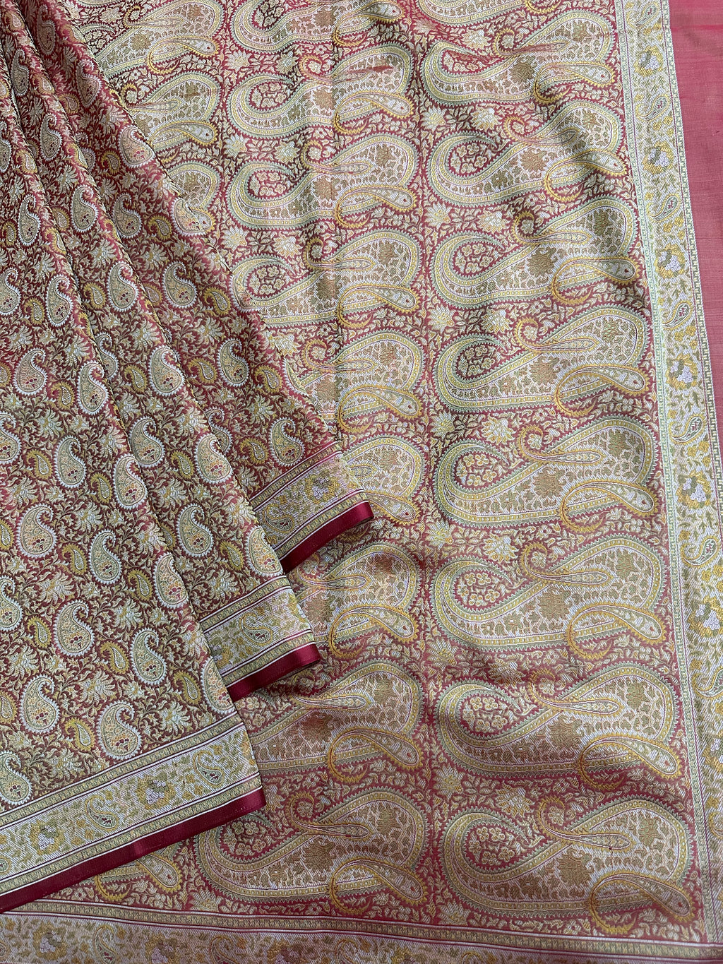 Pure Jamawar Tanchui Silk Handloom Saree – No Zari, Ultra Soft & Royal Weave | Banarasi Elegance
