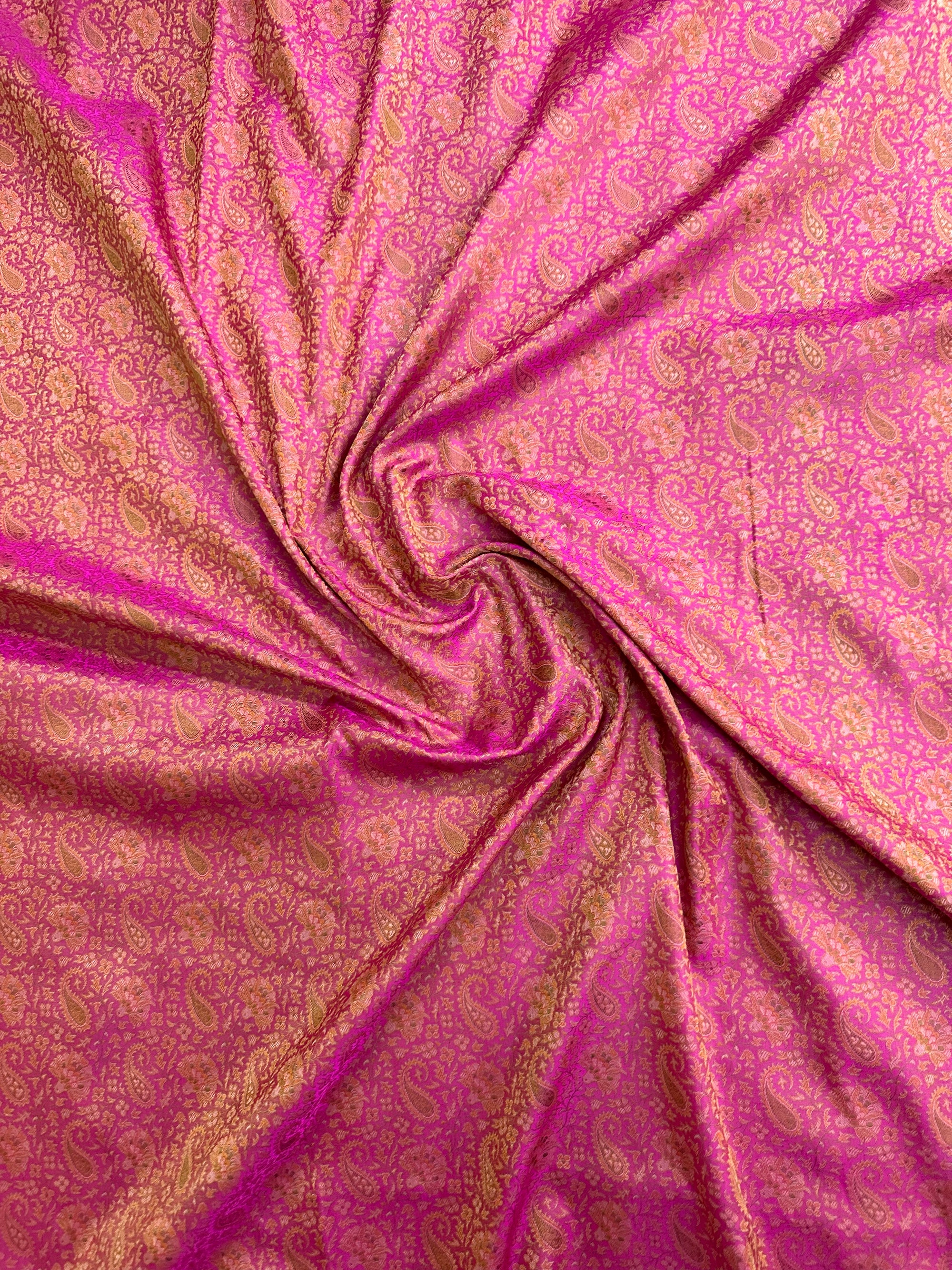 Pure Jamawar Tanchui Silk Handloom Saree – No Zari, Ultra Soft & Royal Weave | Banarasi Elegance