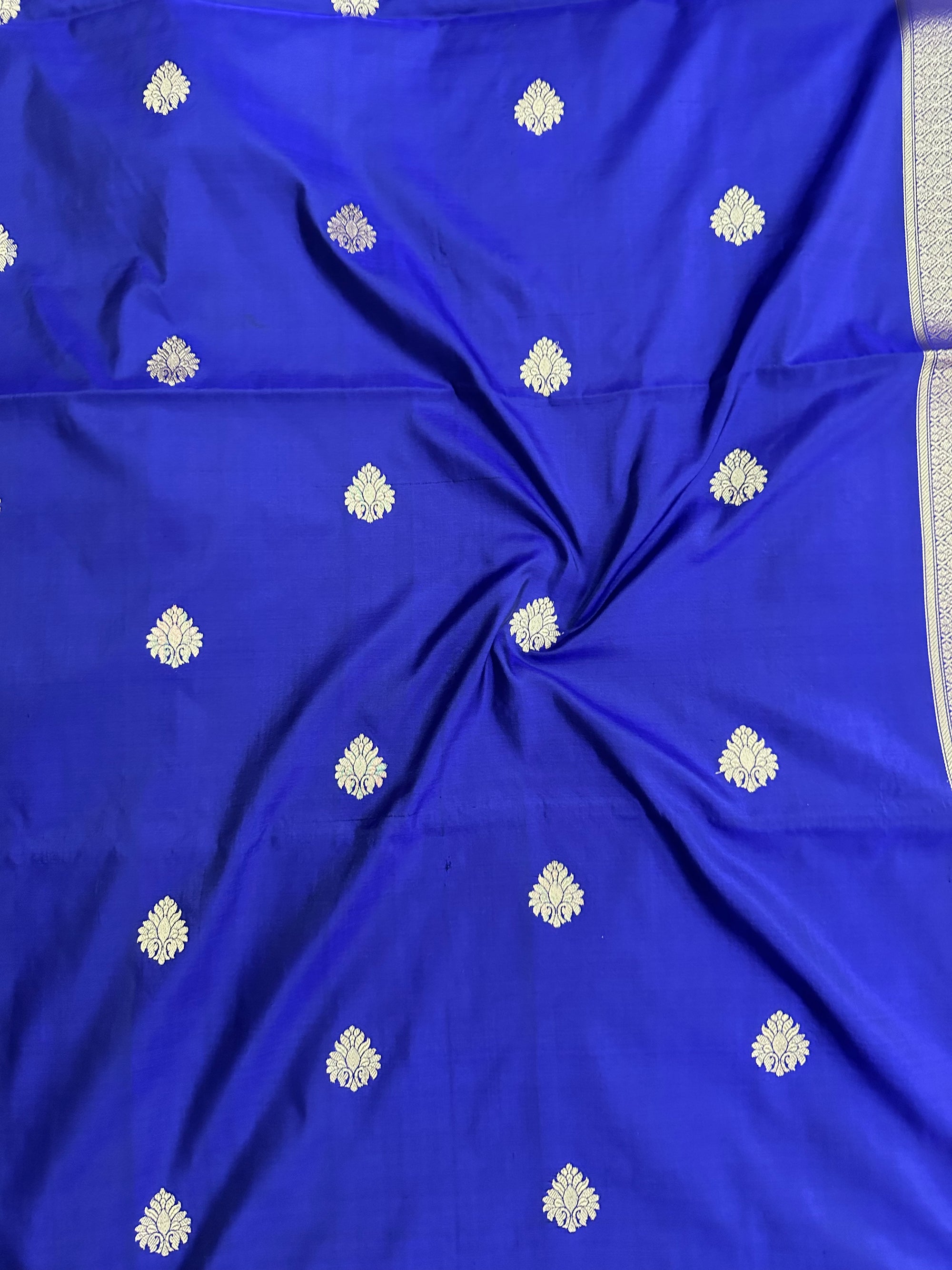 Pure Katan Silk Kadhwa Buta Handloom Saree – Real Zari Banarasi Masterpiece | Royal Weave Elegance