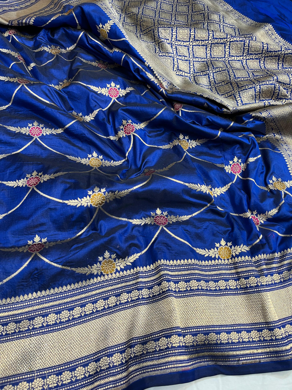 Pure Katan Silk Minakari Banarasi Saree