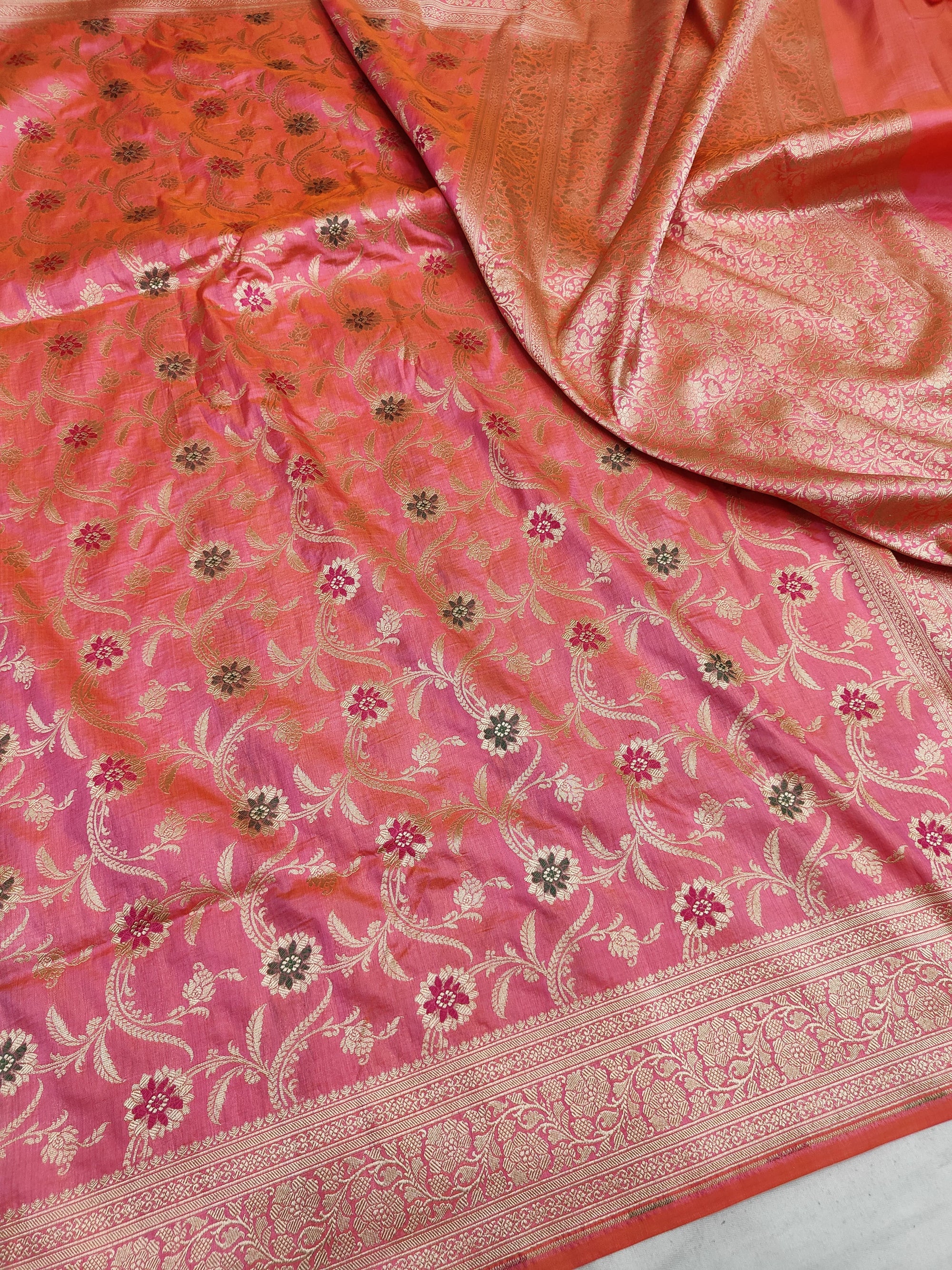 Pure Katan Silk Minakari Banarasi Saree