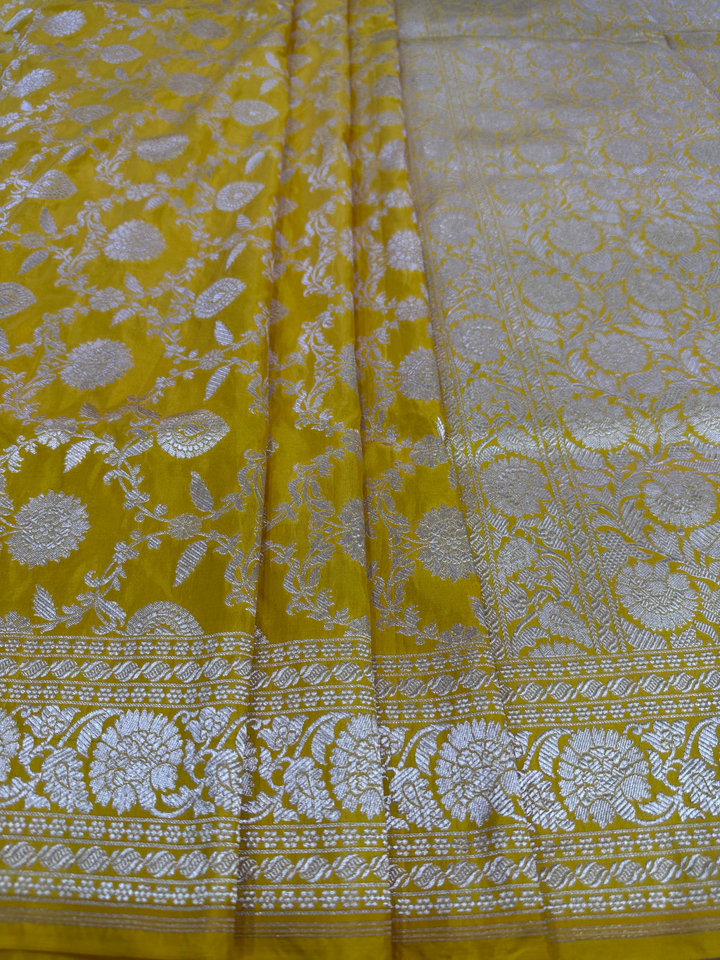 Pure Katan Silk Jaalwork Banarasi Saree