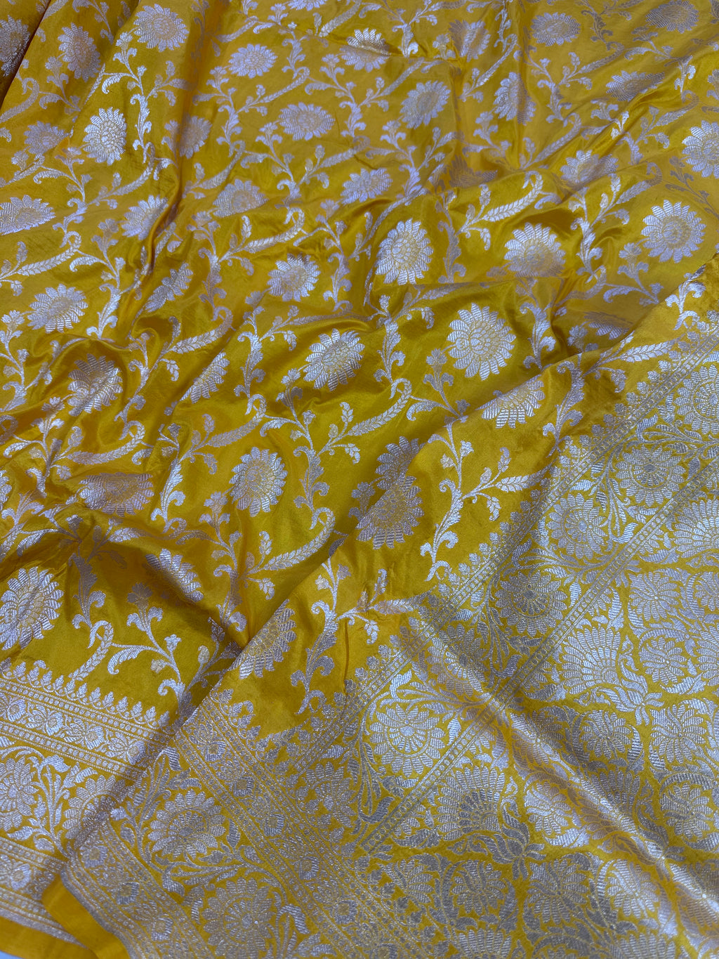 Pure Katan Silk Jaalwork Banarasi Saree