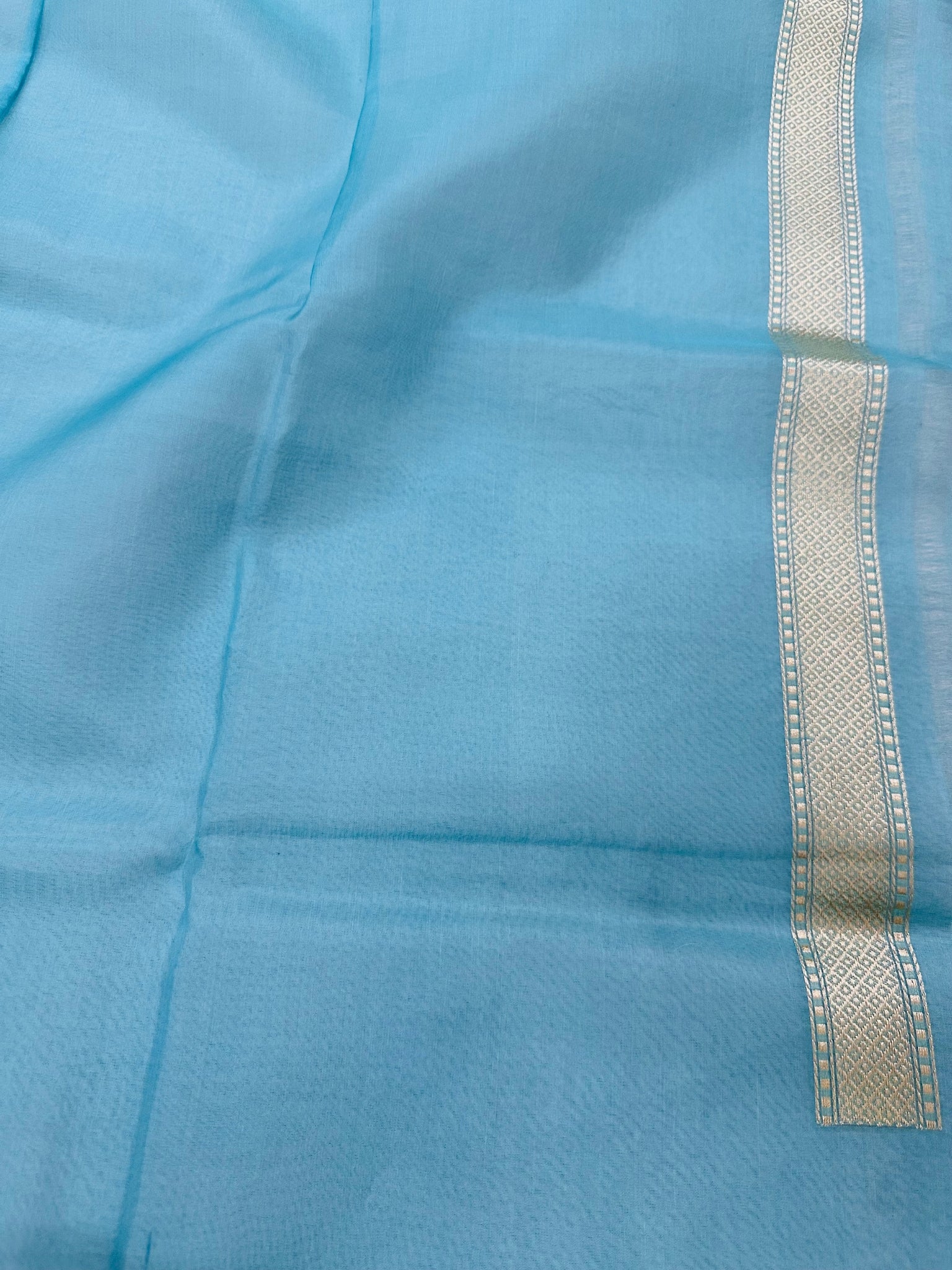Pure Kora Silk Banarasi Saree – Handwoven Zari Weaving | Lightweight Ethnic Wear