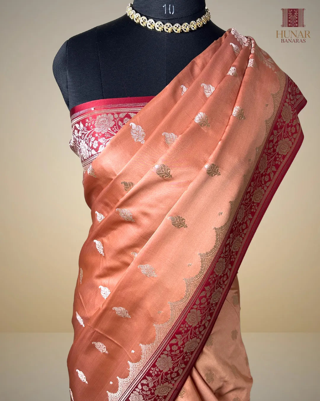 Pure Katan Silk Brocade Saree