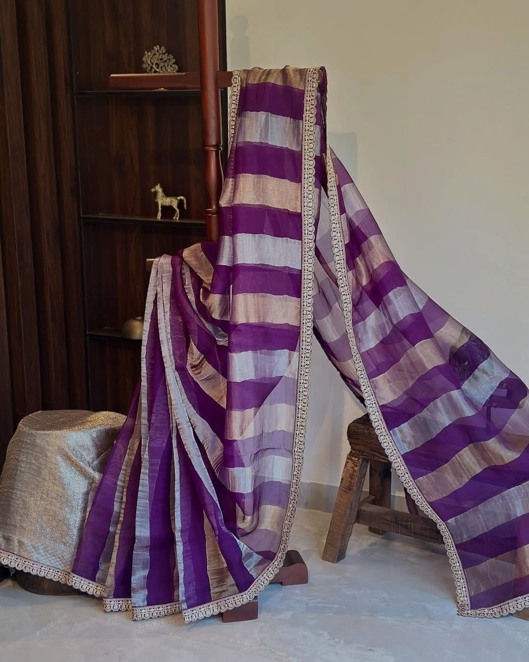 Pure Kora Tissue silk saree