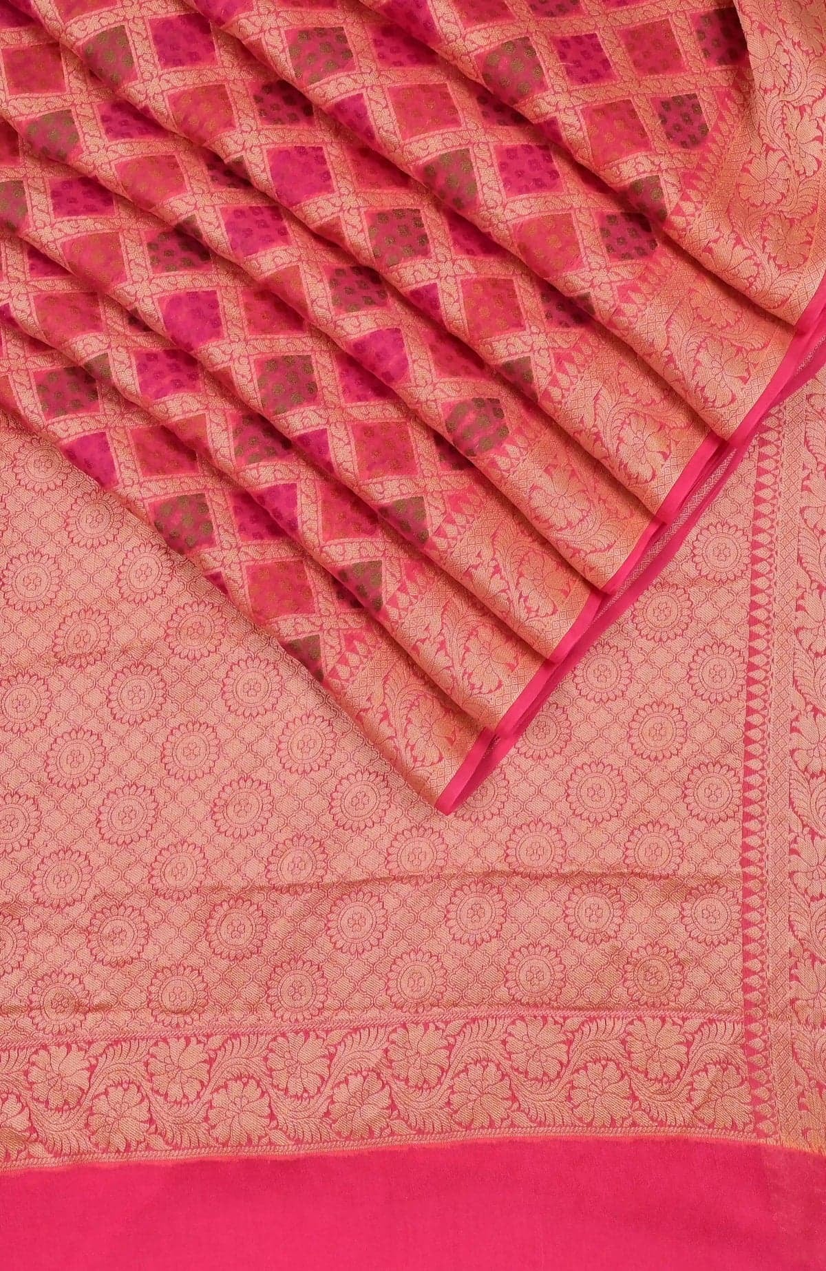 Pure Chiffon Silk Banarasi Saree