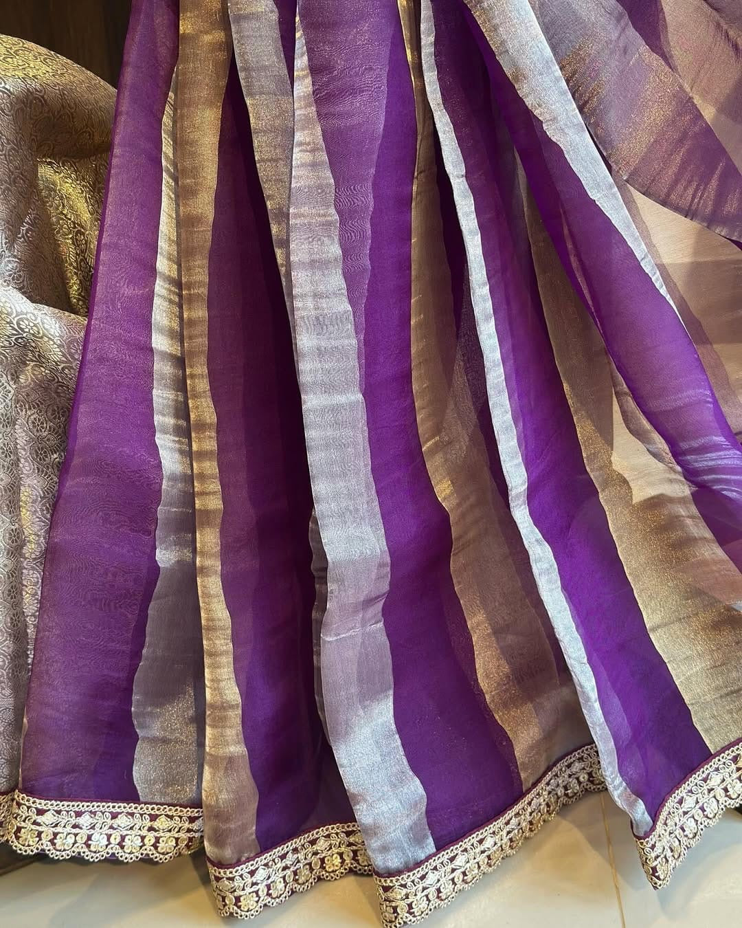 Pure Kora Tissue silk saree