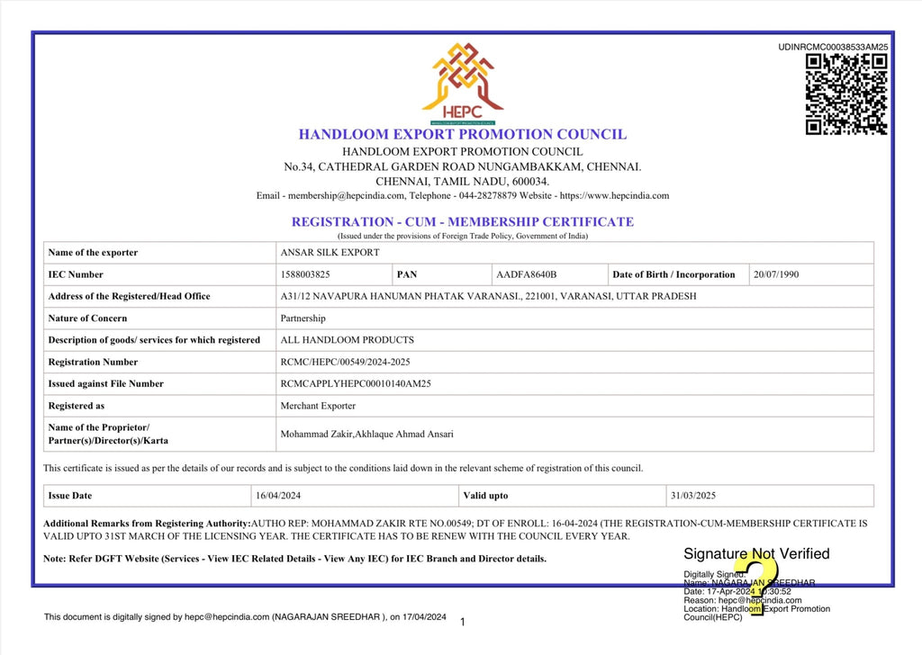 Handwoven Pure Katan Silk Tilfi Minakari Banarasi Saree – Woven in Sona Rupa Grandeur - Katan Banaras