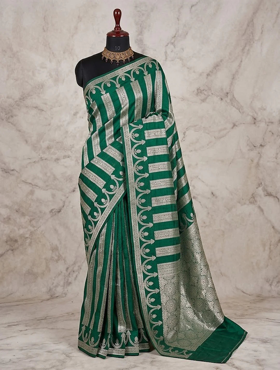 Pure Chiniya Silk Banarasi Saree | Paisley Zari Woven Luxury Saree from Varanasi
